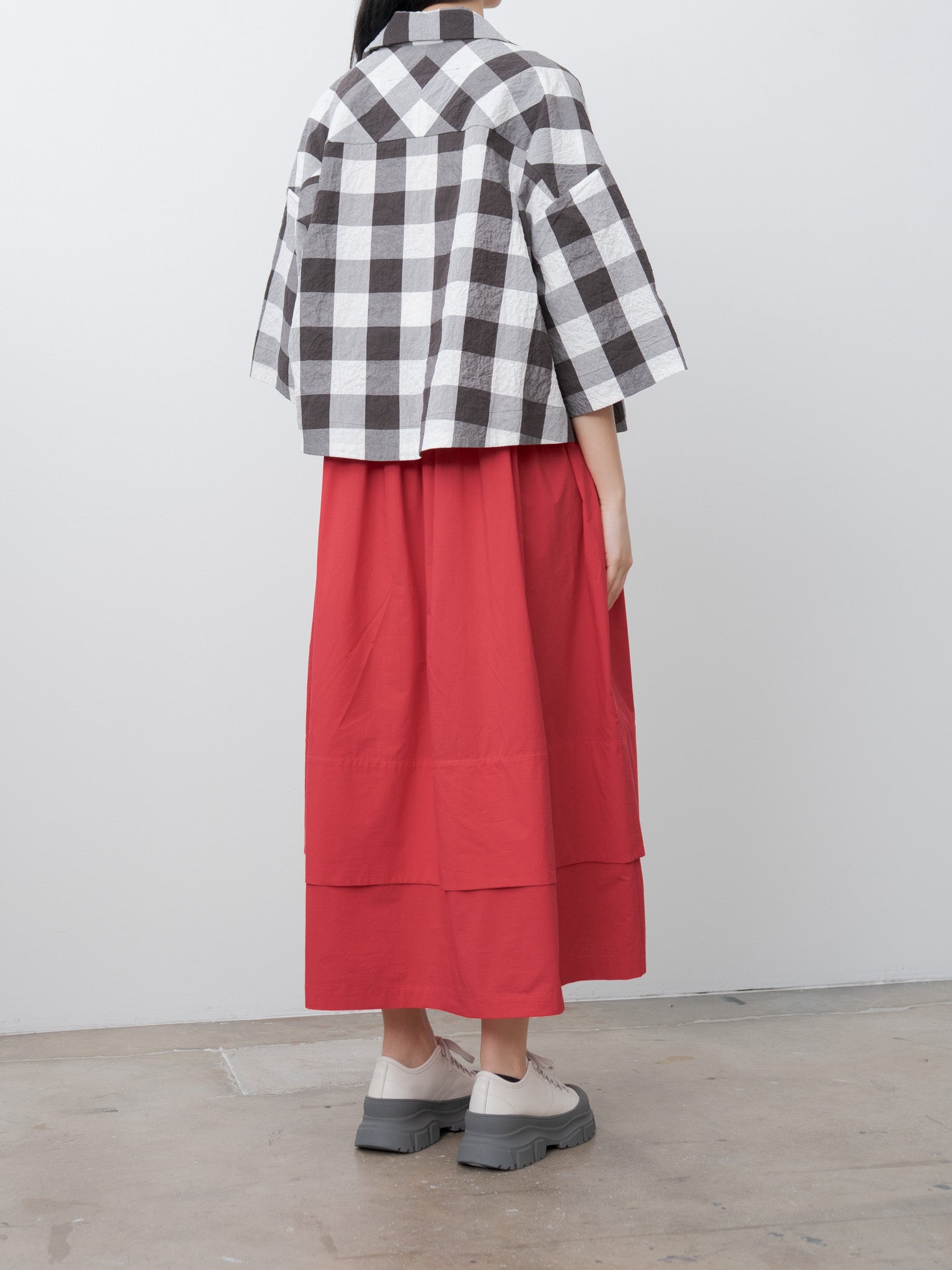Namu Shop - Toogood The Camper Shirt - Tablecloth Gingham Coffee