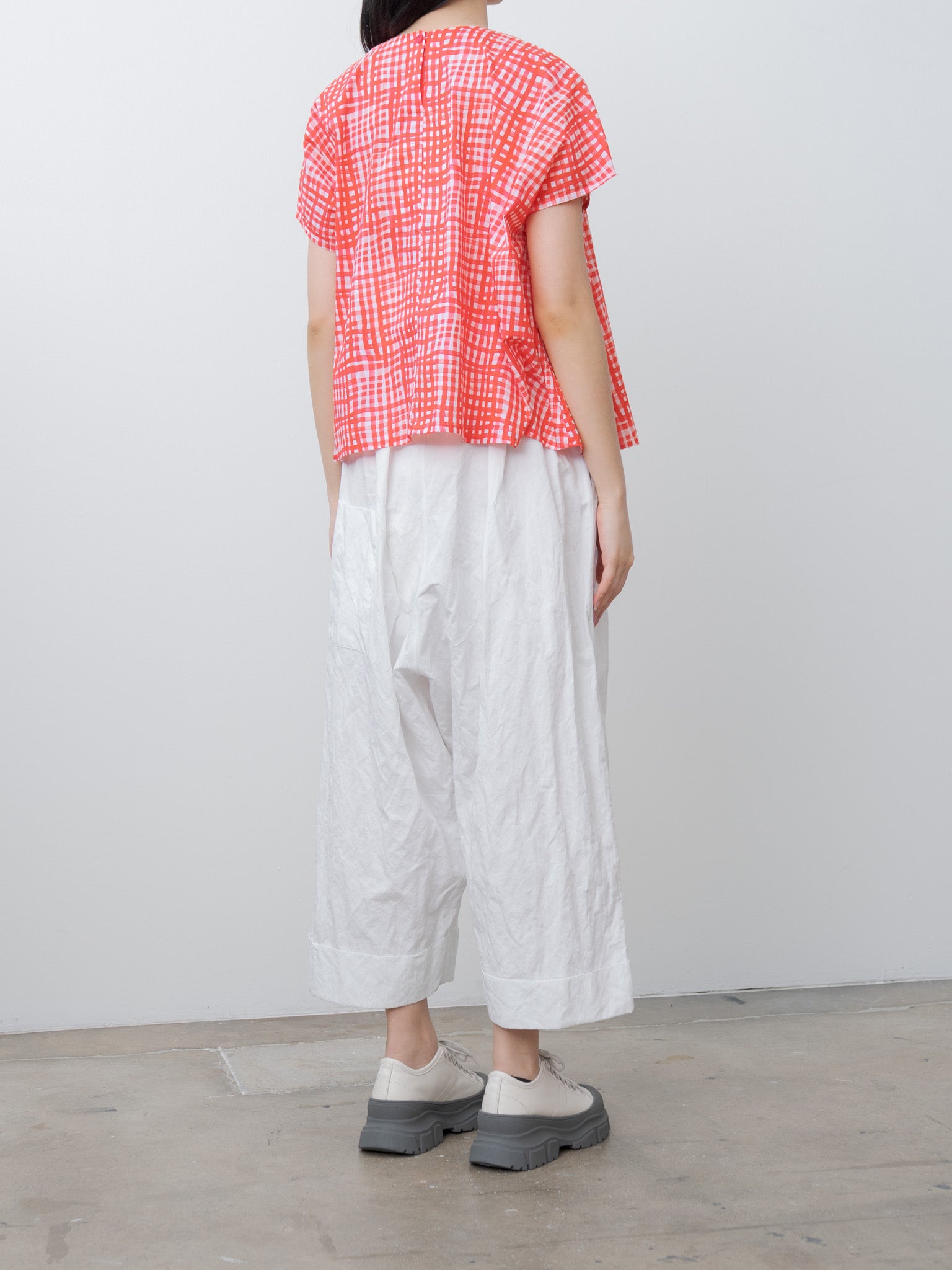 Namu Shop - Toogood The Baker Trouser - Crumpled Cotton Chalk