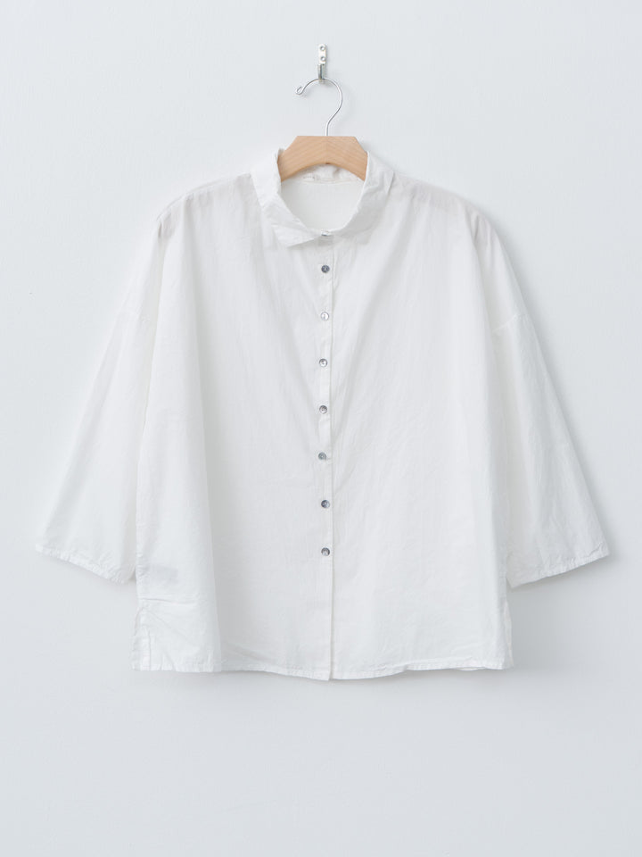 Namu Shop - Album di Famiglia Short Collar Shirt TC - Milk