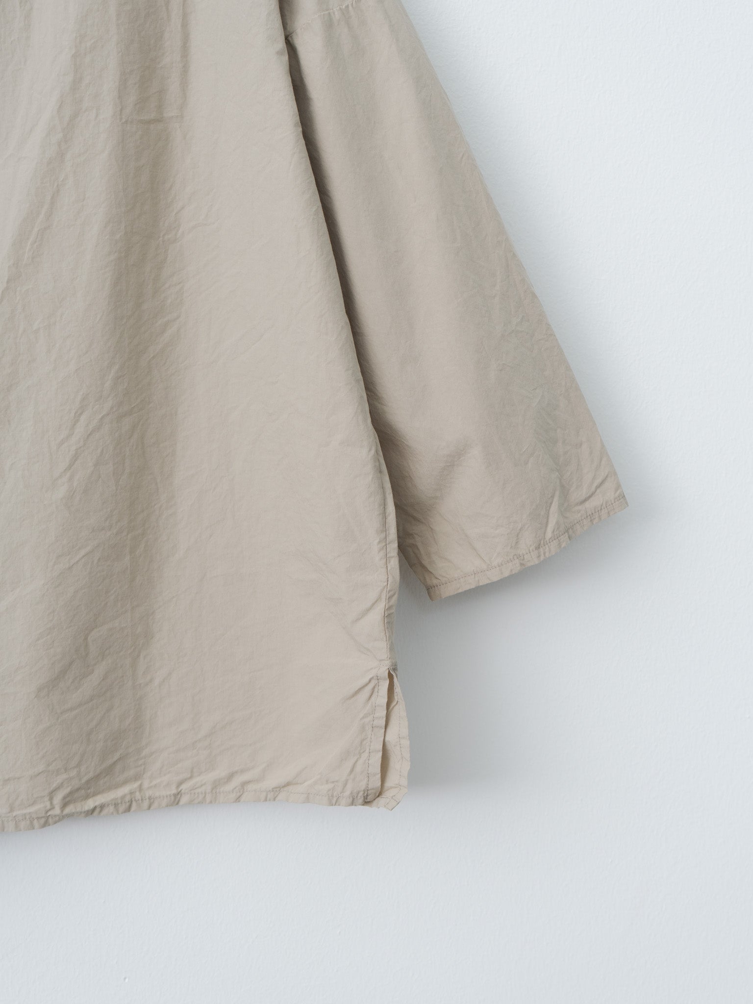 Namu Shop - Album di Famiglia Short Collar Shirt TC - Stone