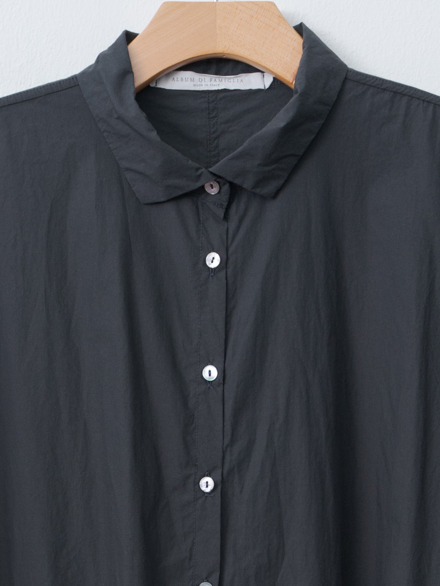 Namu Shop - Album di Famiglia Long Shirt Dress TC - Black