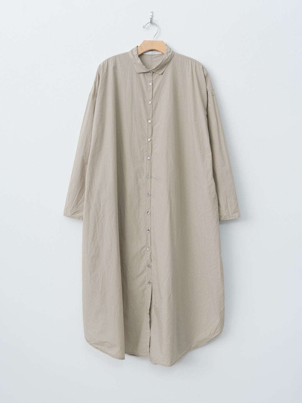 Namu Shop - Album di Famiglia Long Shirt Dress TC - Stone