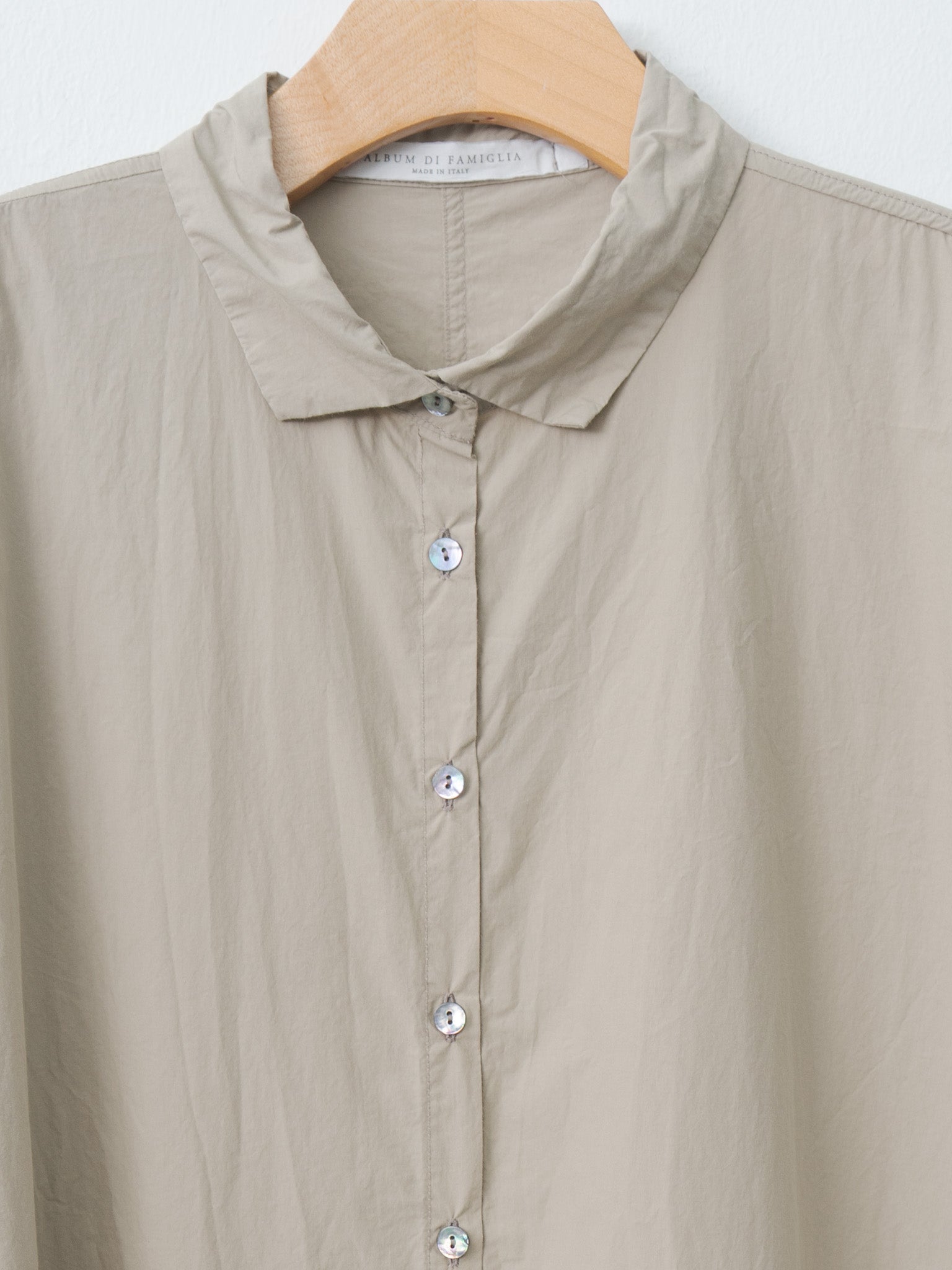 Namu Shop - Album di Famiglia Long Shirt Dress TC - Stone