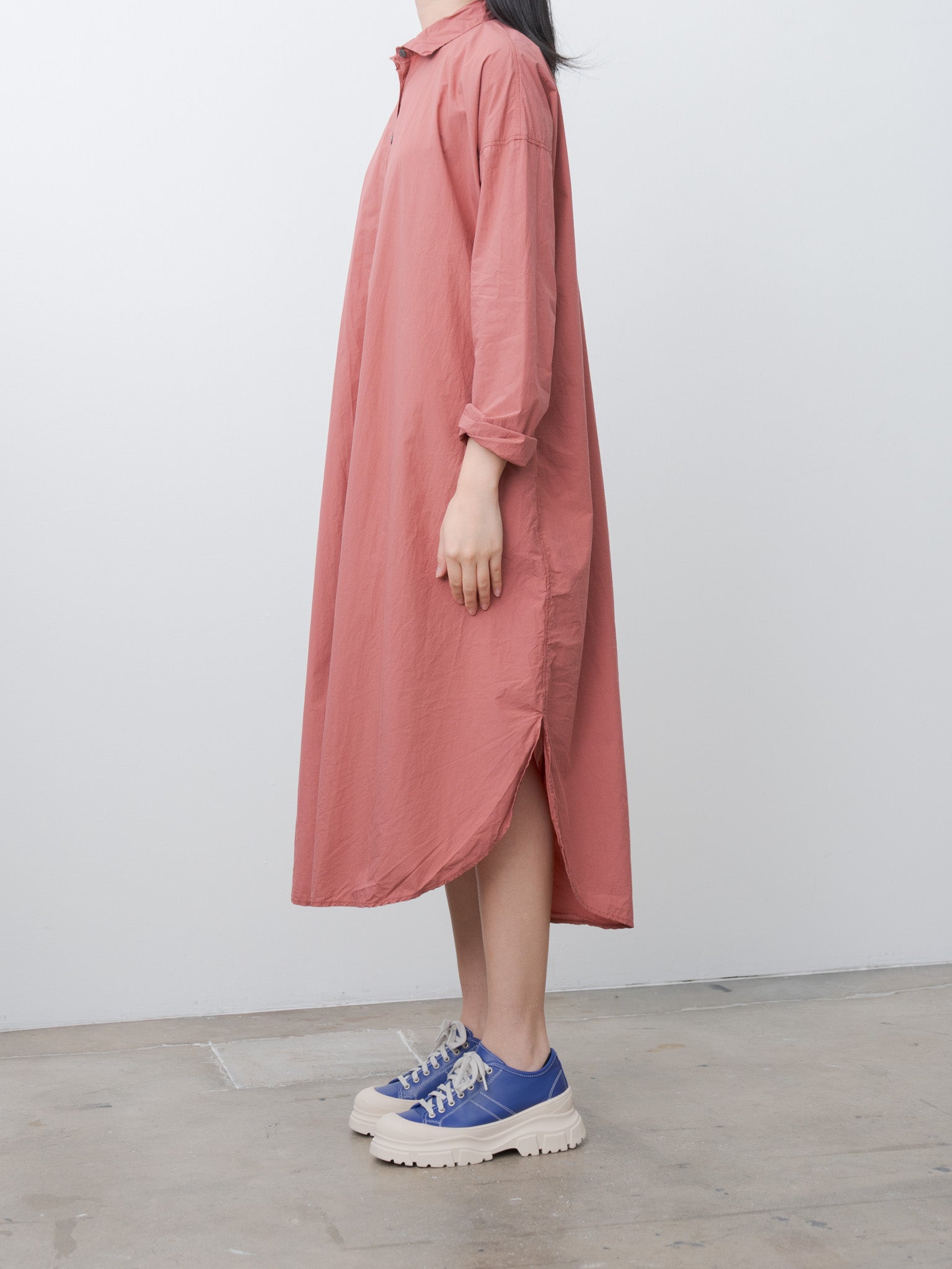Namu Shop - Album di Famiglia Long Shirt Dress TC - Coral