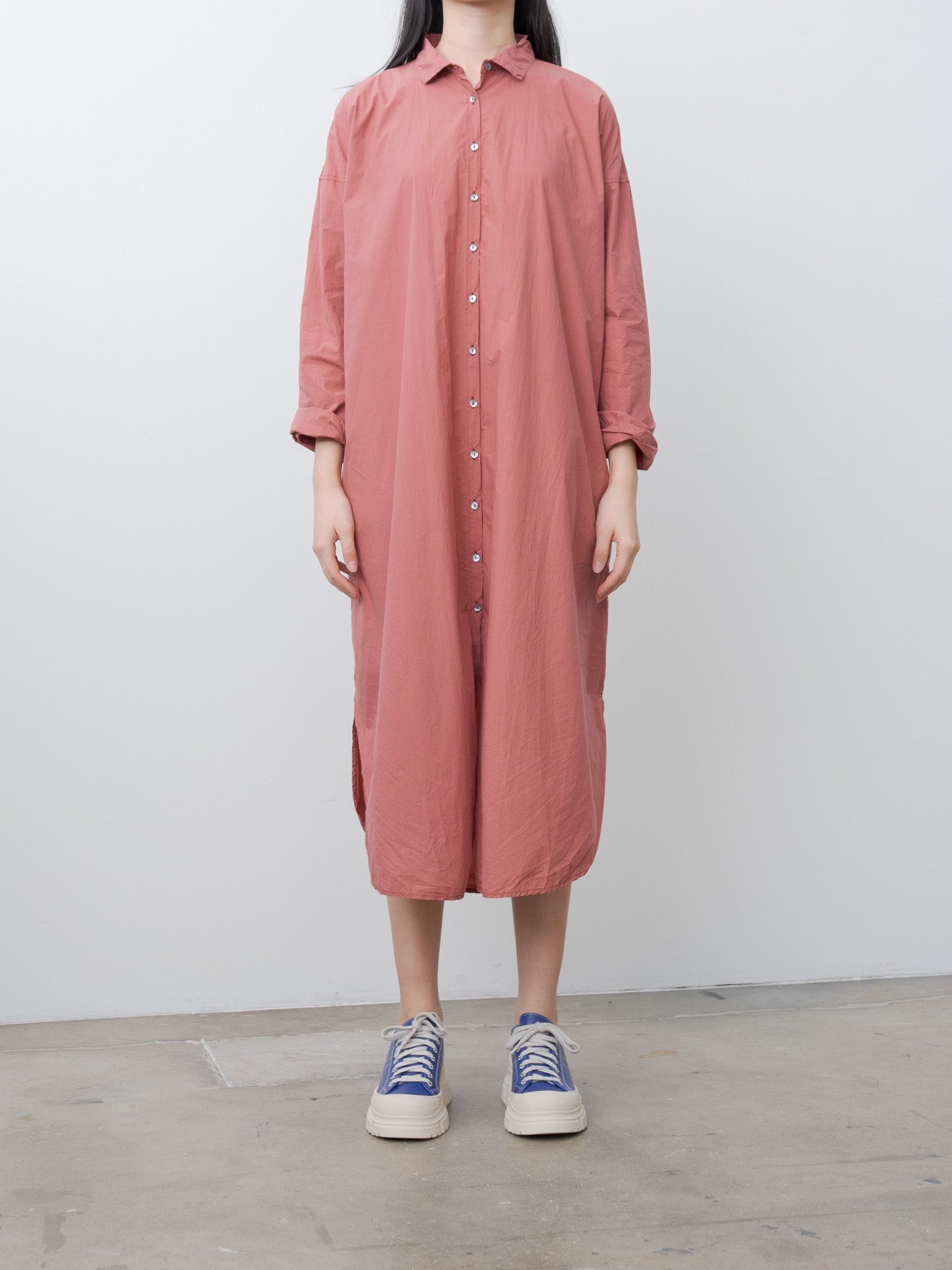 Namu Shop - Album di Famiglia Long Shirt Dress TC - Coral