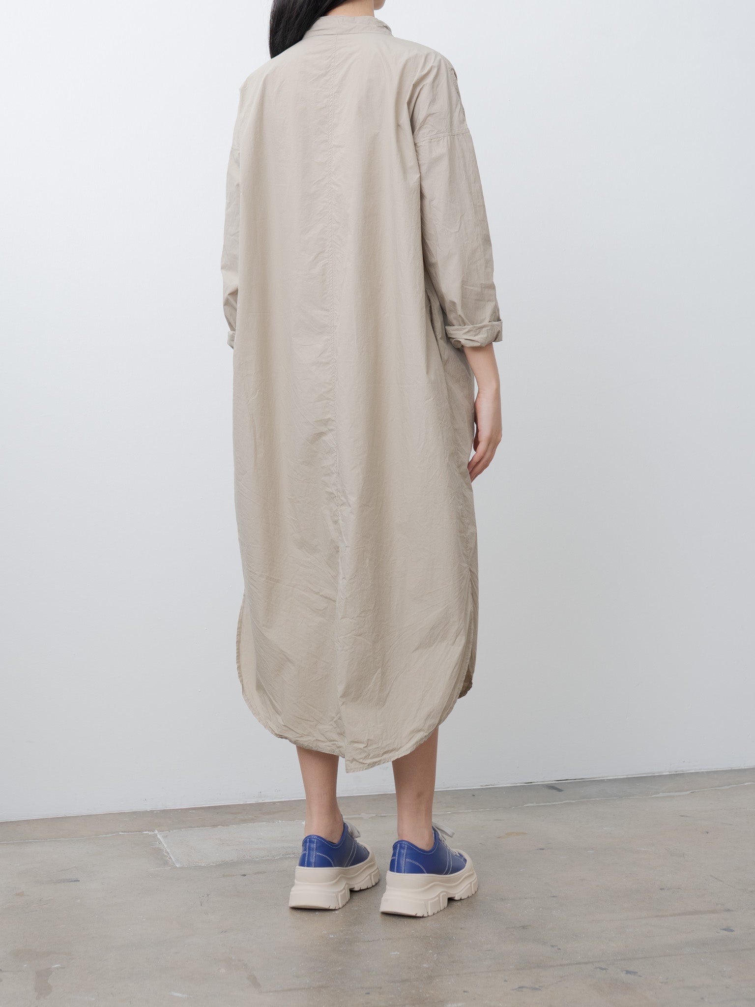 Namu Shop - Album di Famiglia Long Shirt Dress TC - Stone