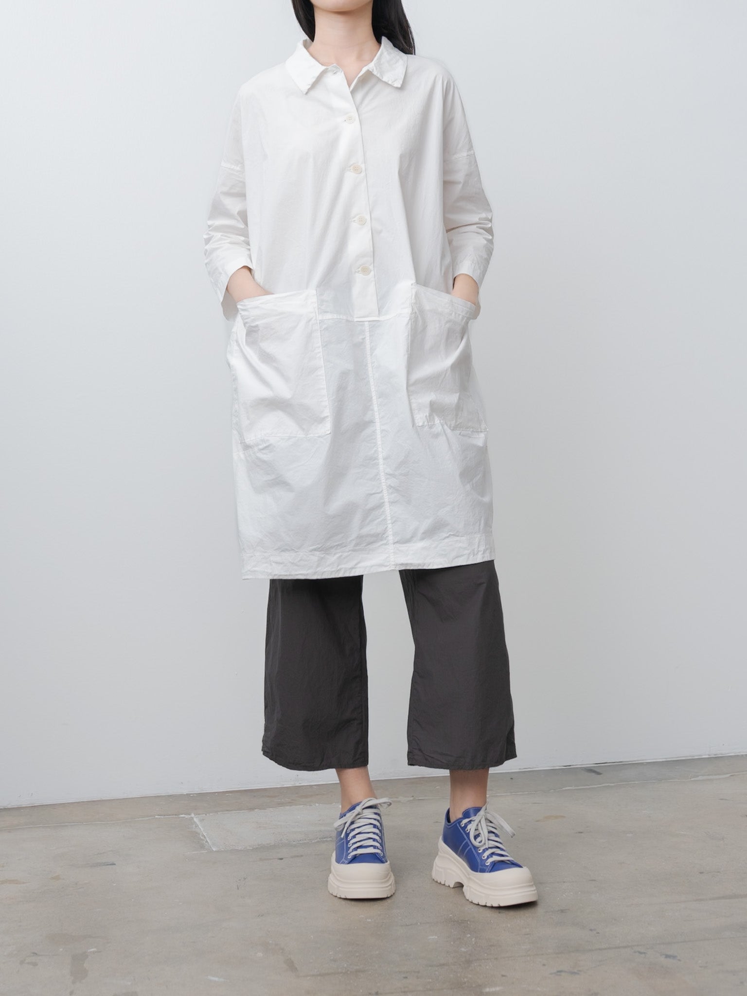 Namu Shop - Album di Famiglia Wide & Short Trousers TC - Brown