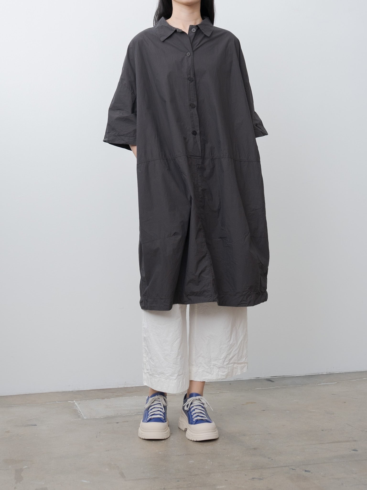 Namu Shop - Album di Famiglia Collar Dress TC - Brown