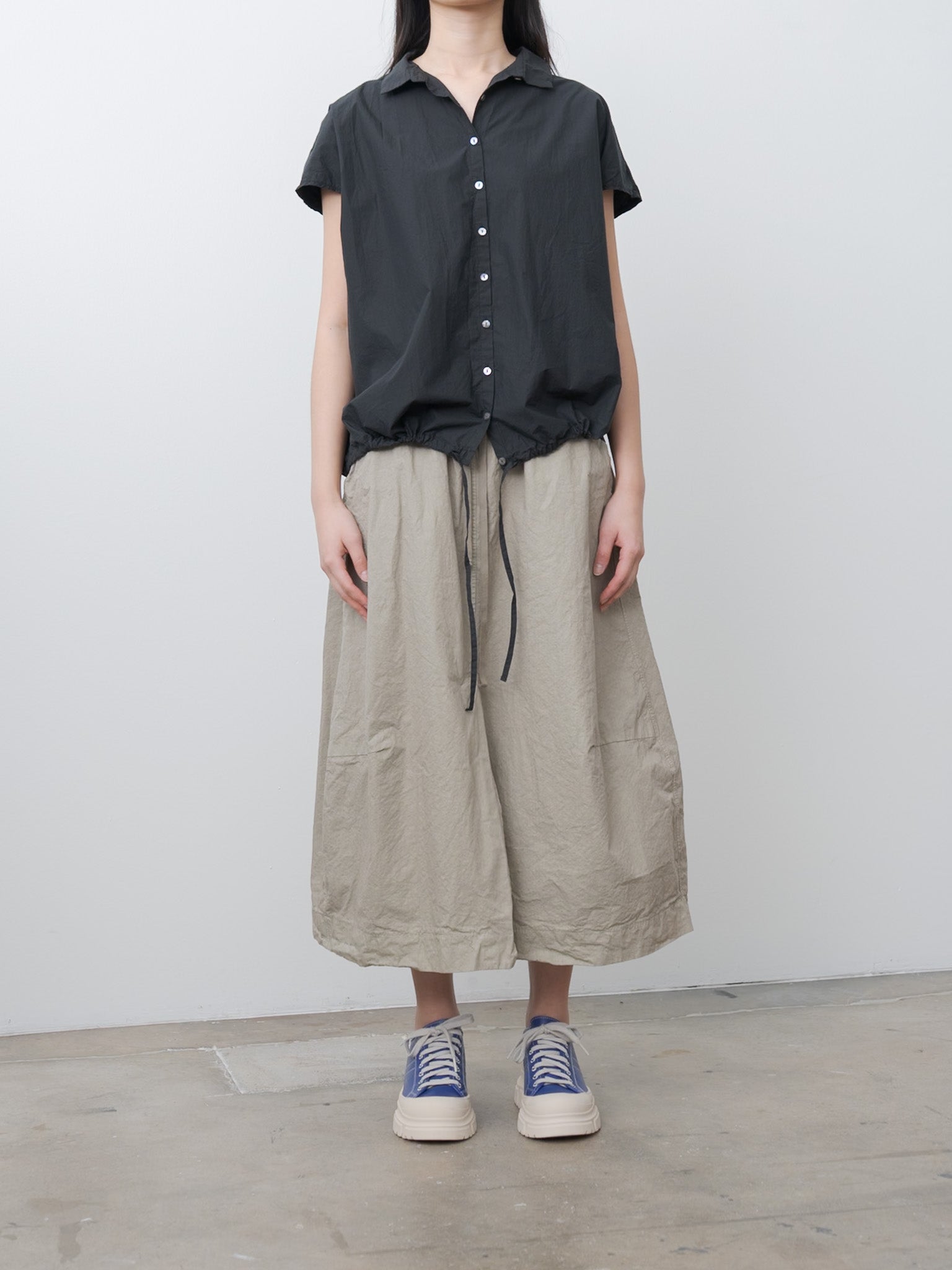 Namu Shop - Album di Famiglia Short Sleeveless Shirt TC - Black