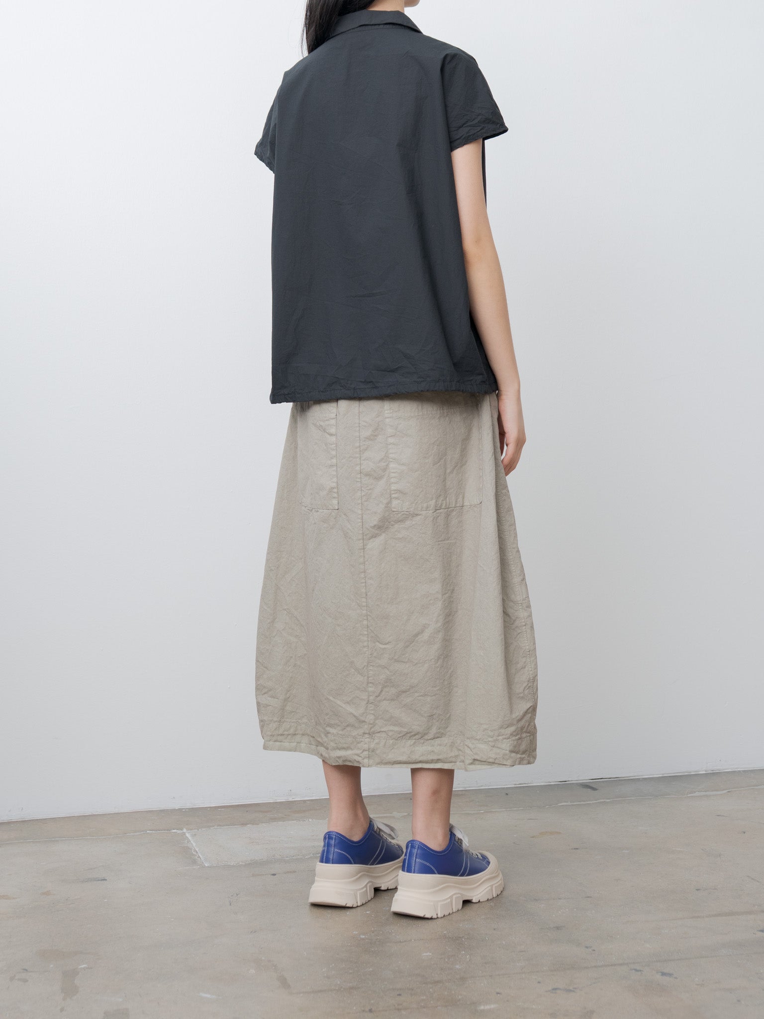 Namu Shop - Album di Famiglia Short Sleeveless Shirt TC - Black