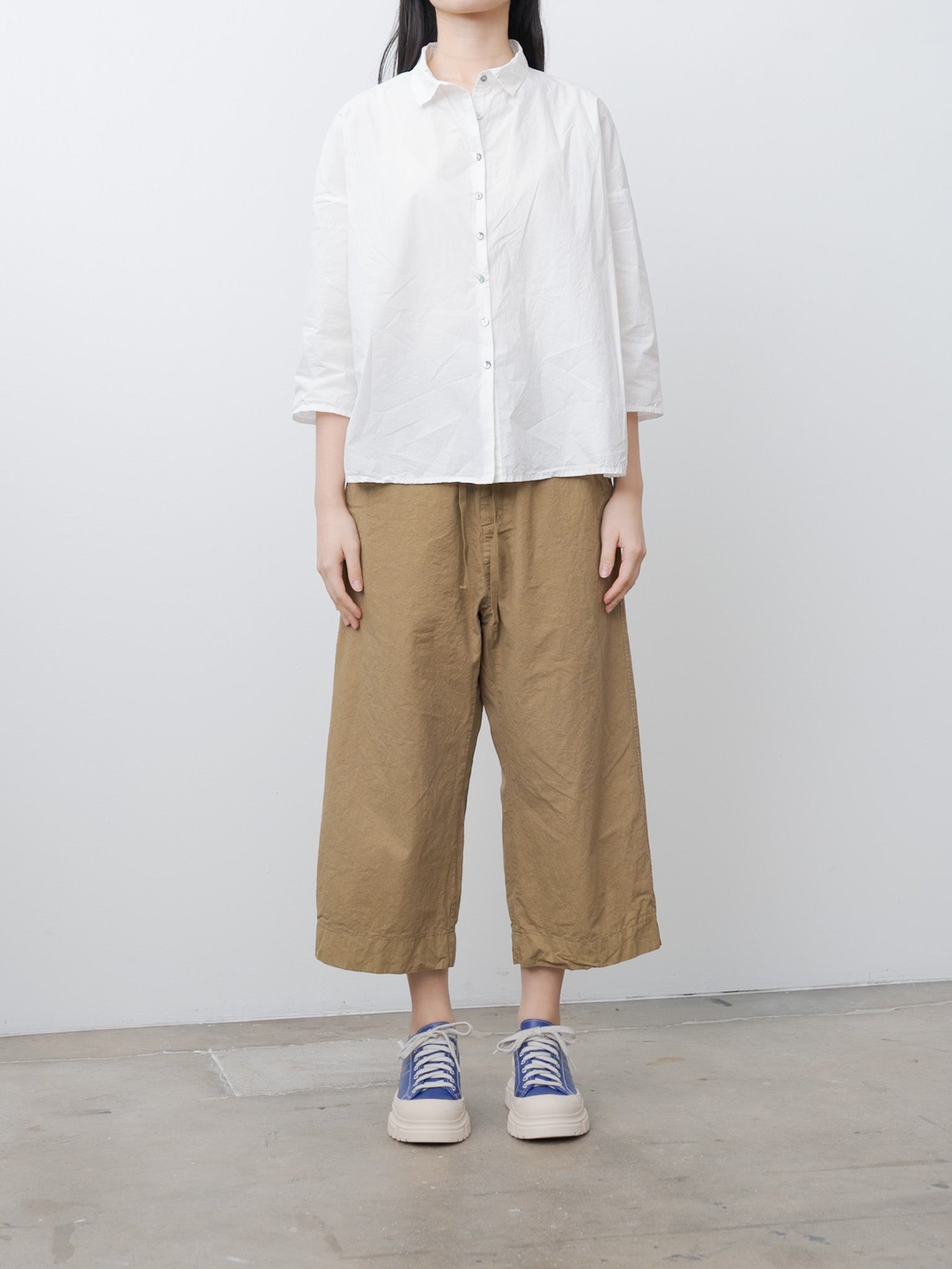 Namu Shop - Album di Famiglia Wide & Short Trousers CC - Gold