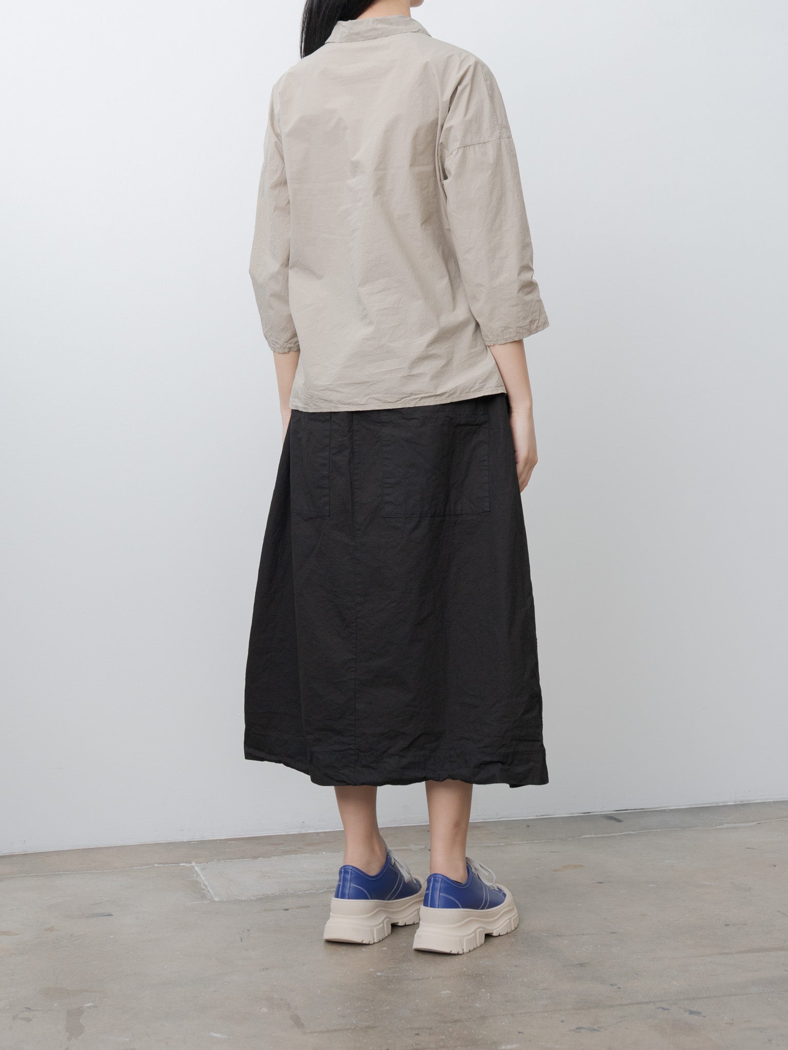 Namu Shop - Album di Famiglia Short Collar Shirt TC - Stone