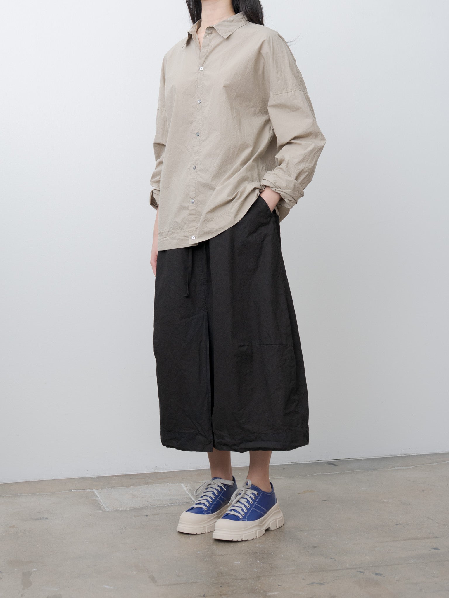 Namu Shop - Album di Famiglia Unisex Collar Shirt TC - Stone