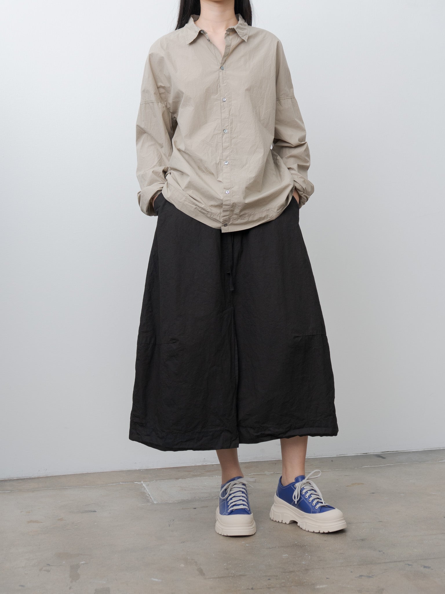 Namu Shop - Album di Famiglia Unisex Collar Shirt TC - Stone