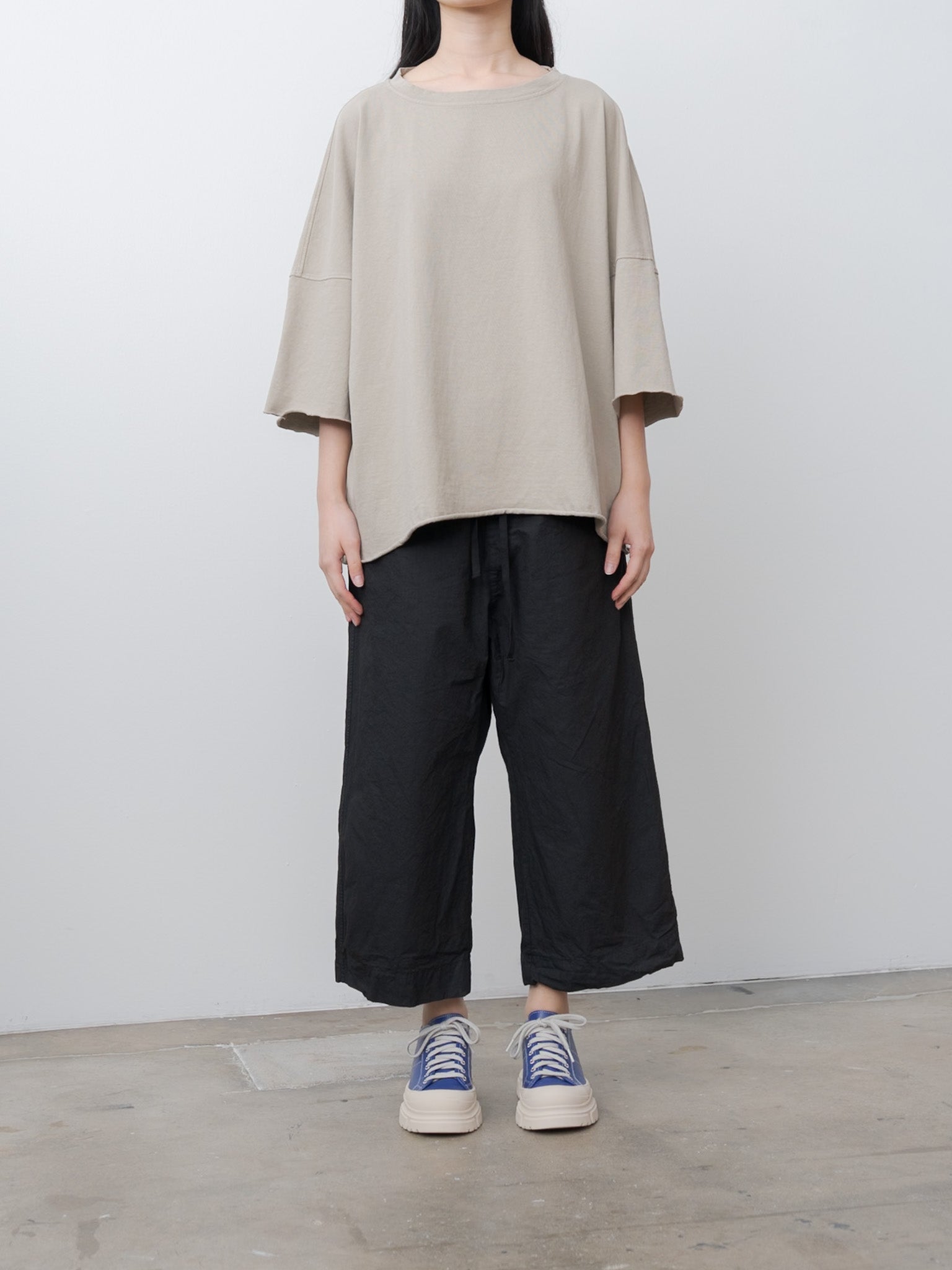 Namu Shop - Album di Famiglia Wide & Short Trousers CC - Black