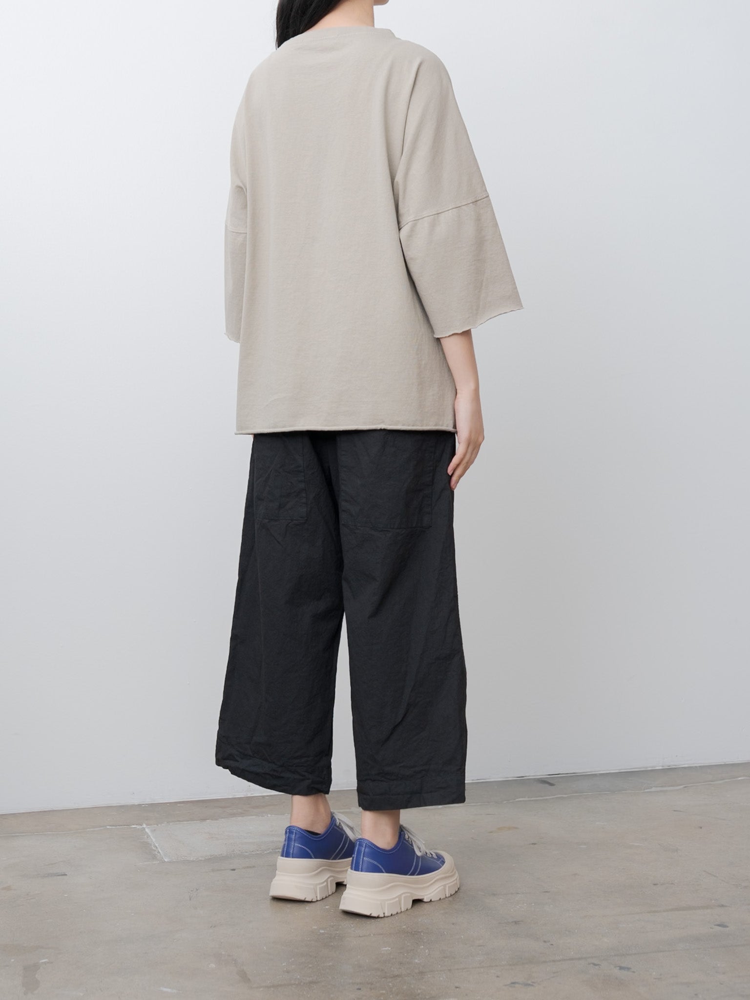 Namu Shop - Album di Famiglia Wide & Short Trousers CC - Black
