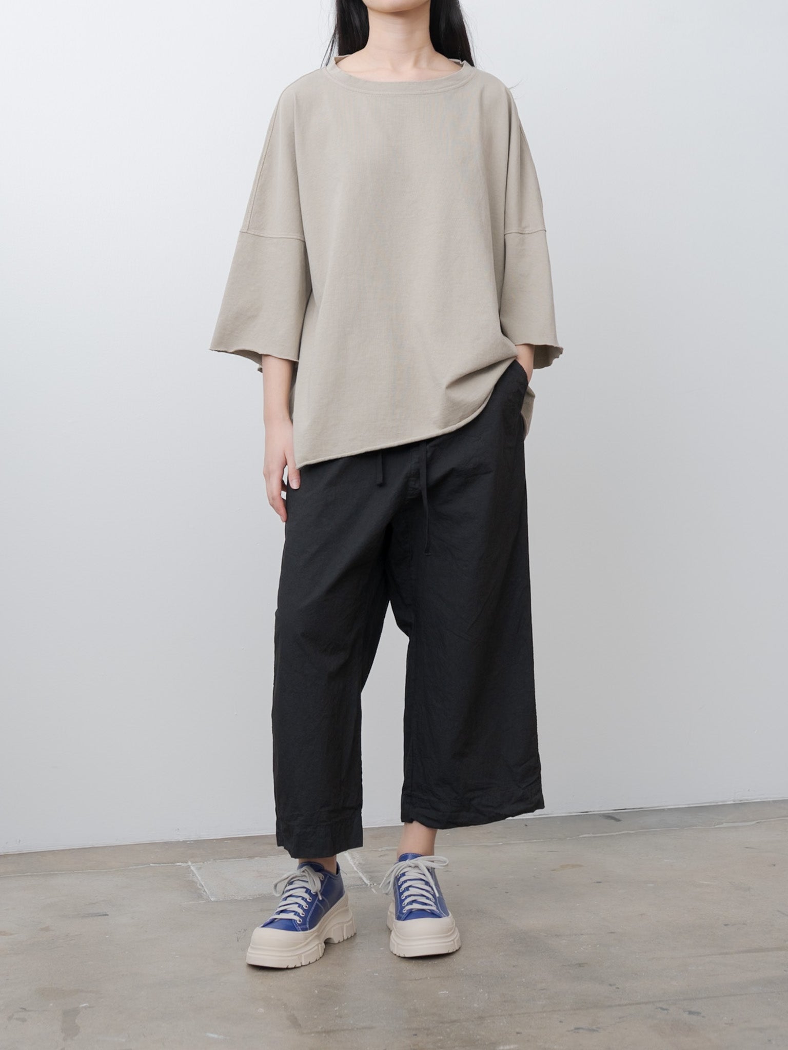 Namu Shop - Album di Famiglia Wide & Short Trousers CC - Black
