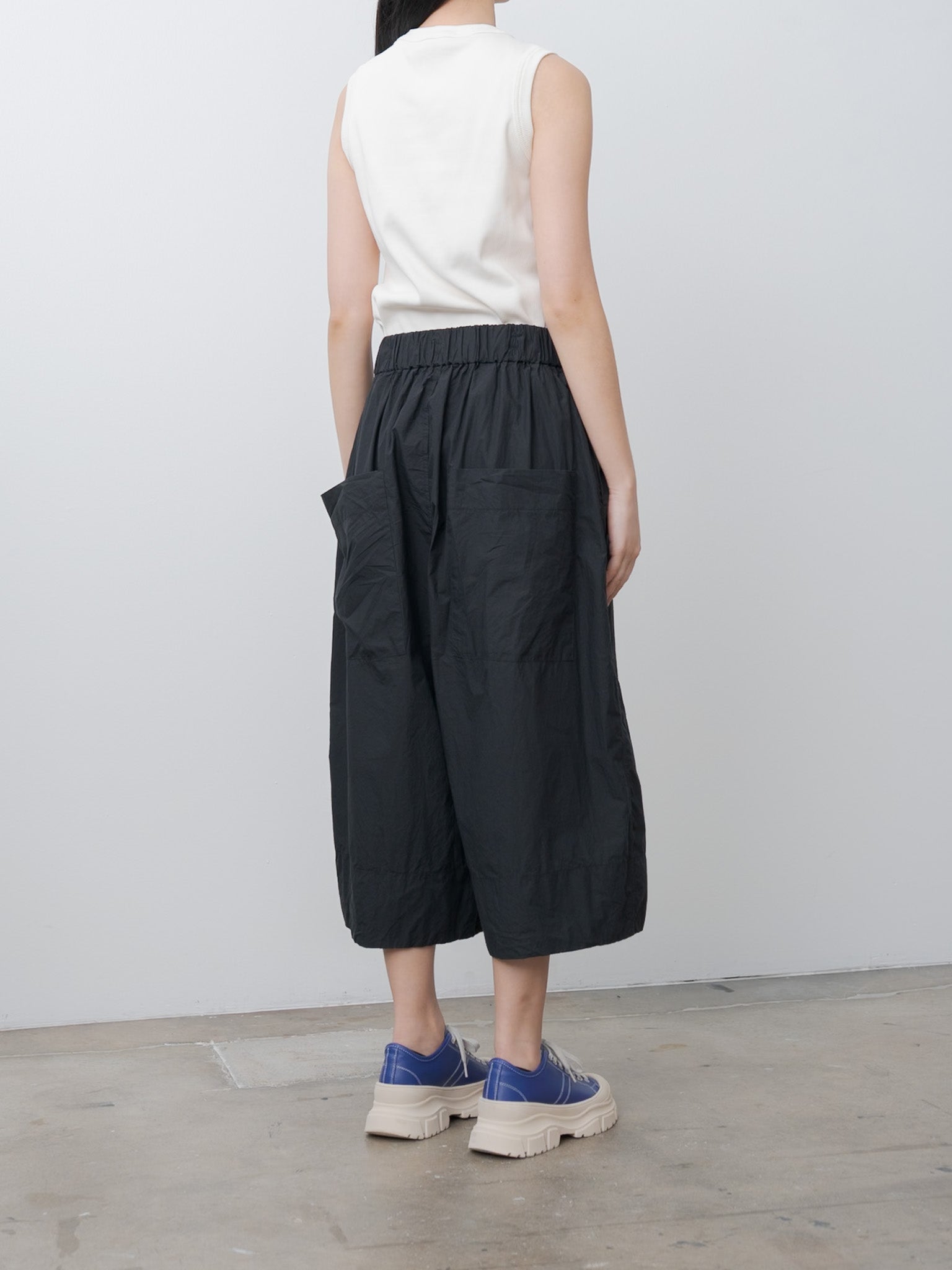 Namu Shop - Album di Famiglia Wide Trousers TC - Black