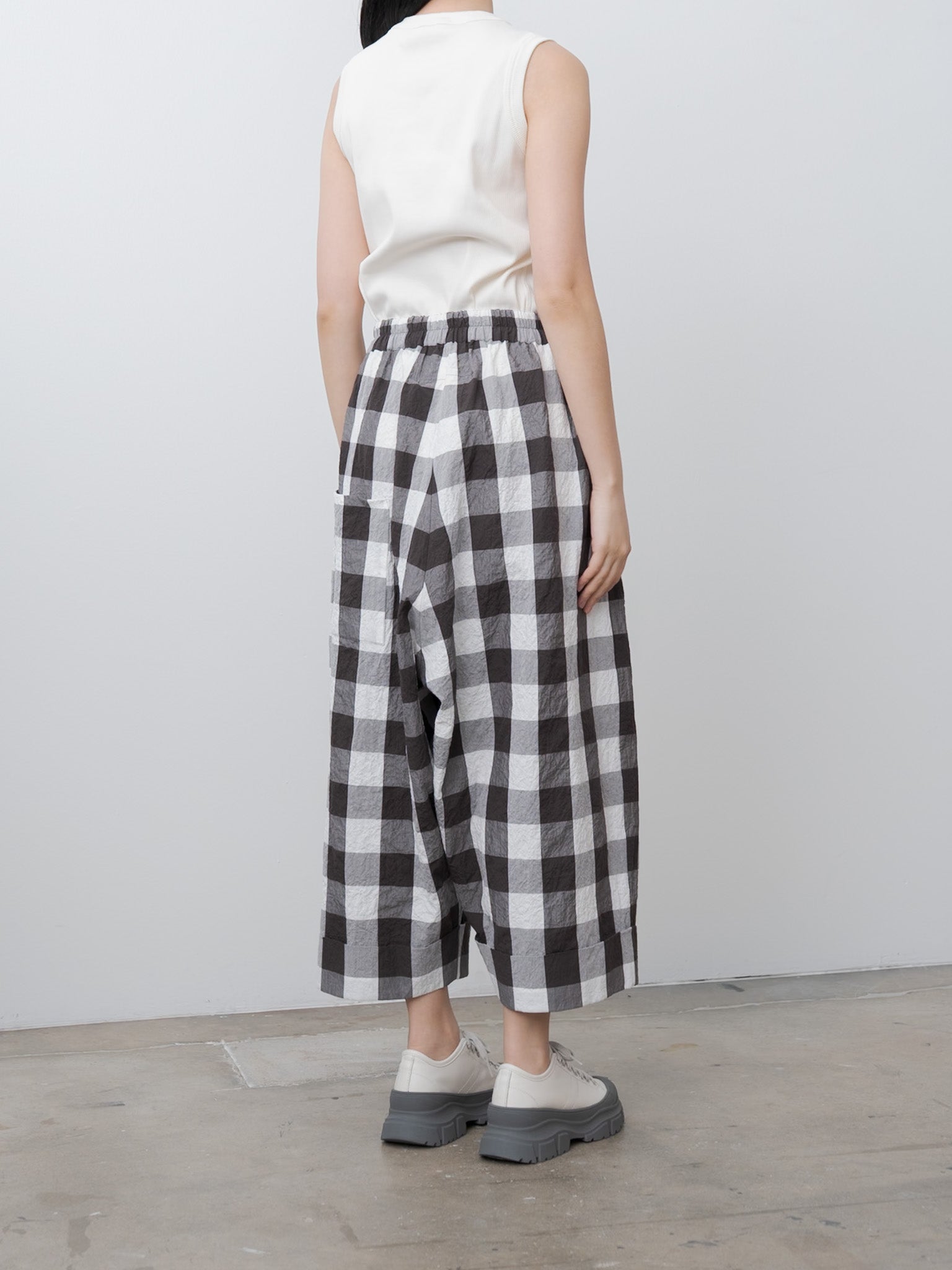 Namu Shop - Toogood The Baker Trouser - Tablecloth Gingham Coffee
