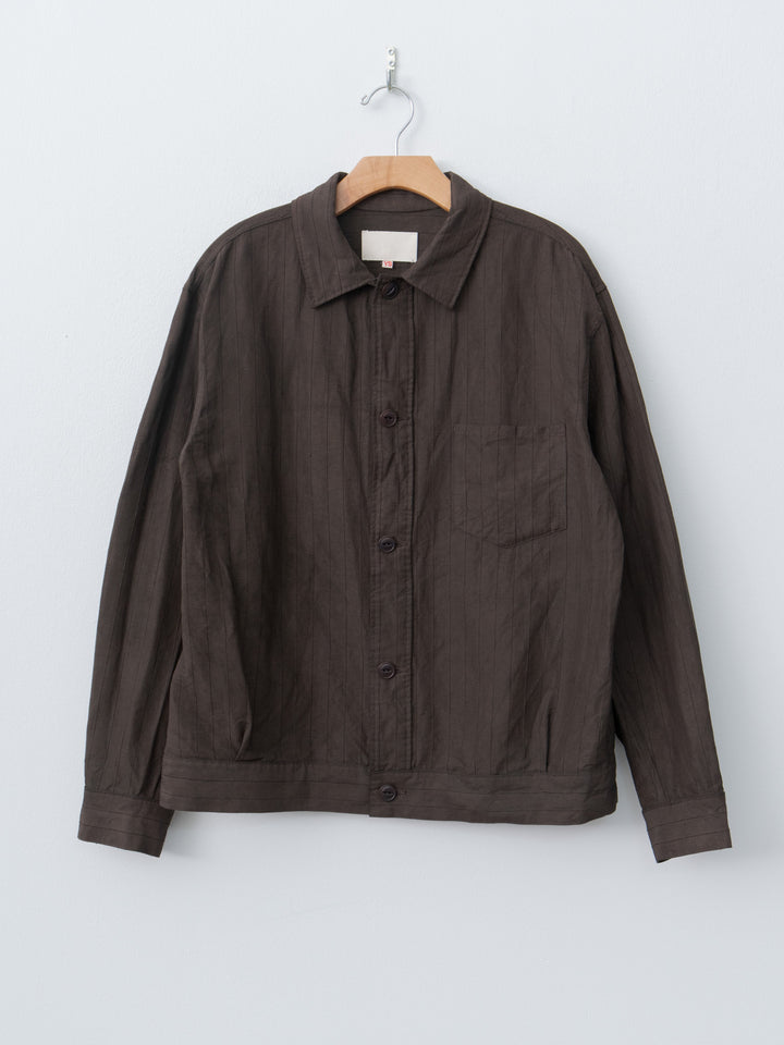 Namu Shop - Yoko Sakamoto Work Blouse - Kakishibu