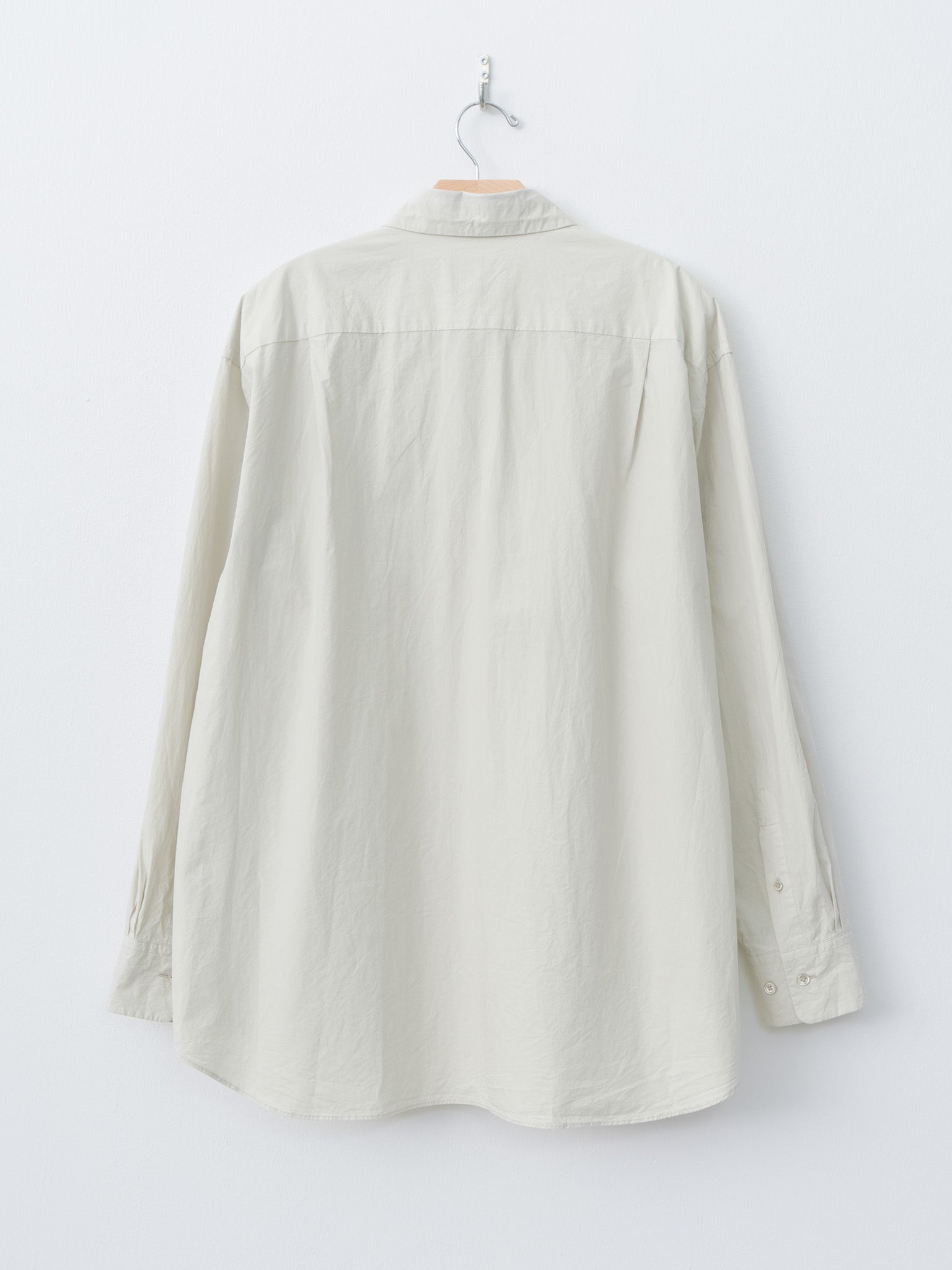 Namu Shop - Yoko Sakamoto Natural Dyed Regular Collar Shirt - Black Rice