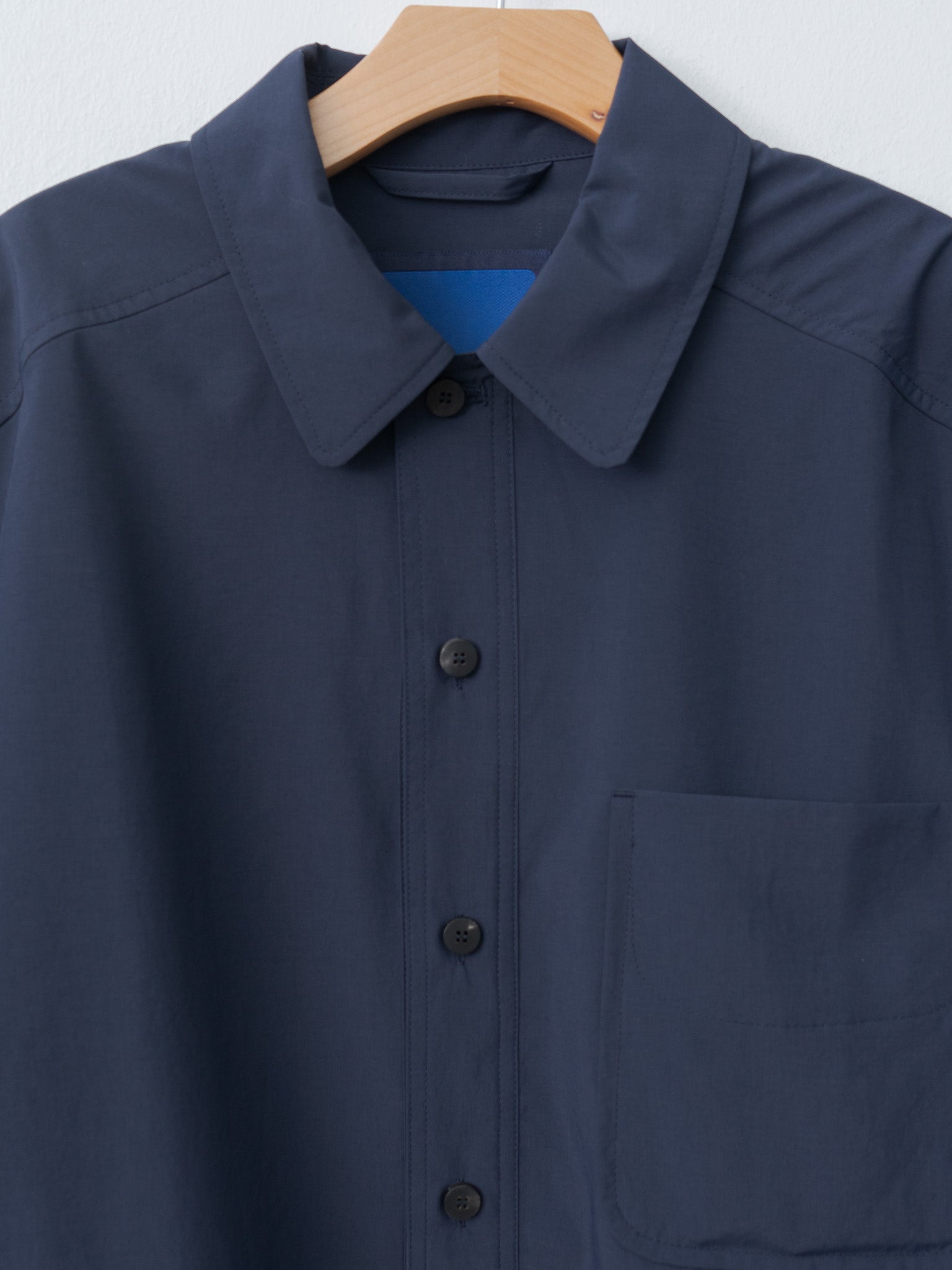 Namu Shop - Document Typewriter Easy Pocket Shirt - Navy