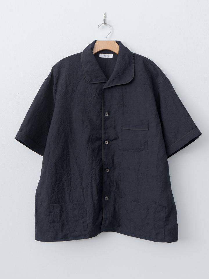 Namu Shop - Fujito S/S Pajama Shirt - Dark Navy