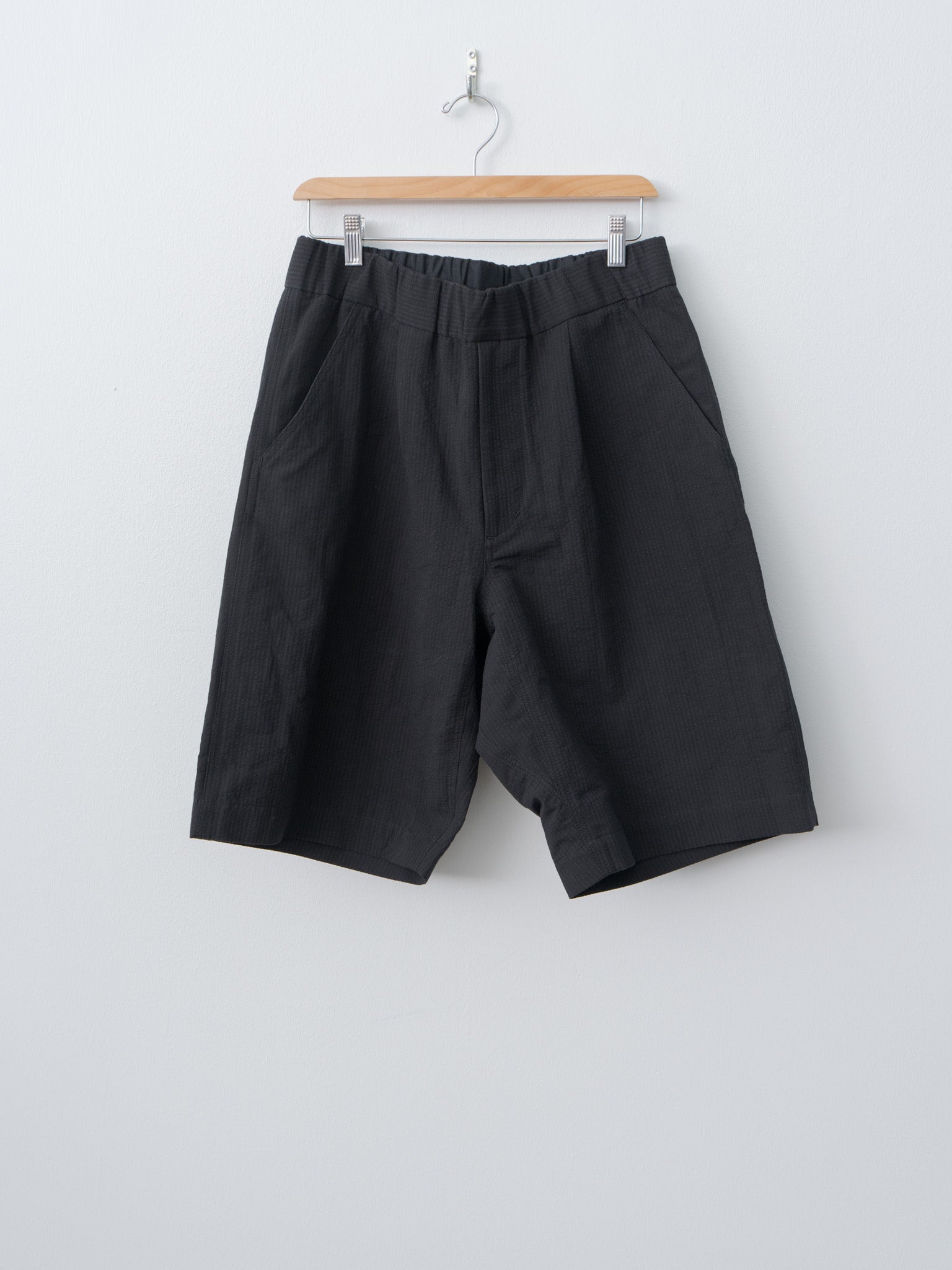 Namu Shop - Fujito Wide Easy Shorts - Black