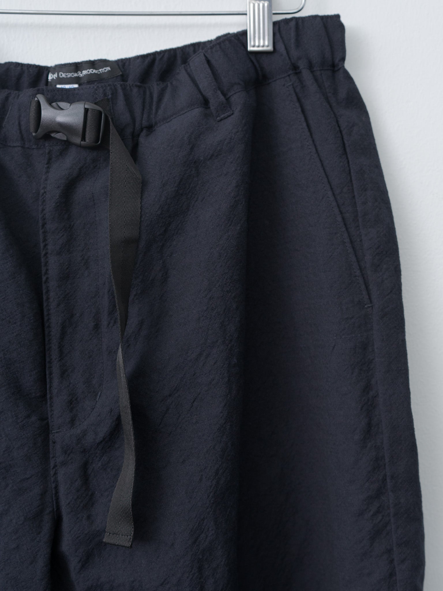 Namu Shop - Fujito N.O.UN Beltless Trouser - Dark Navy