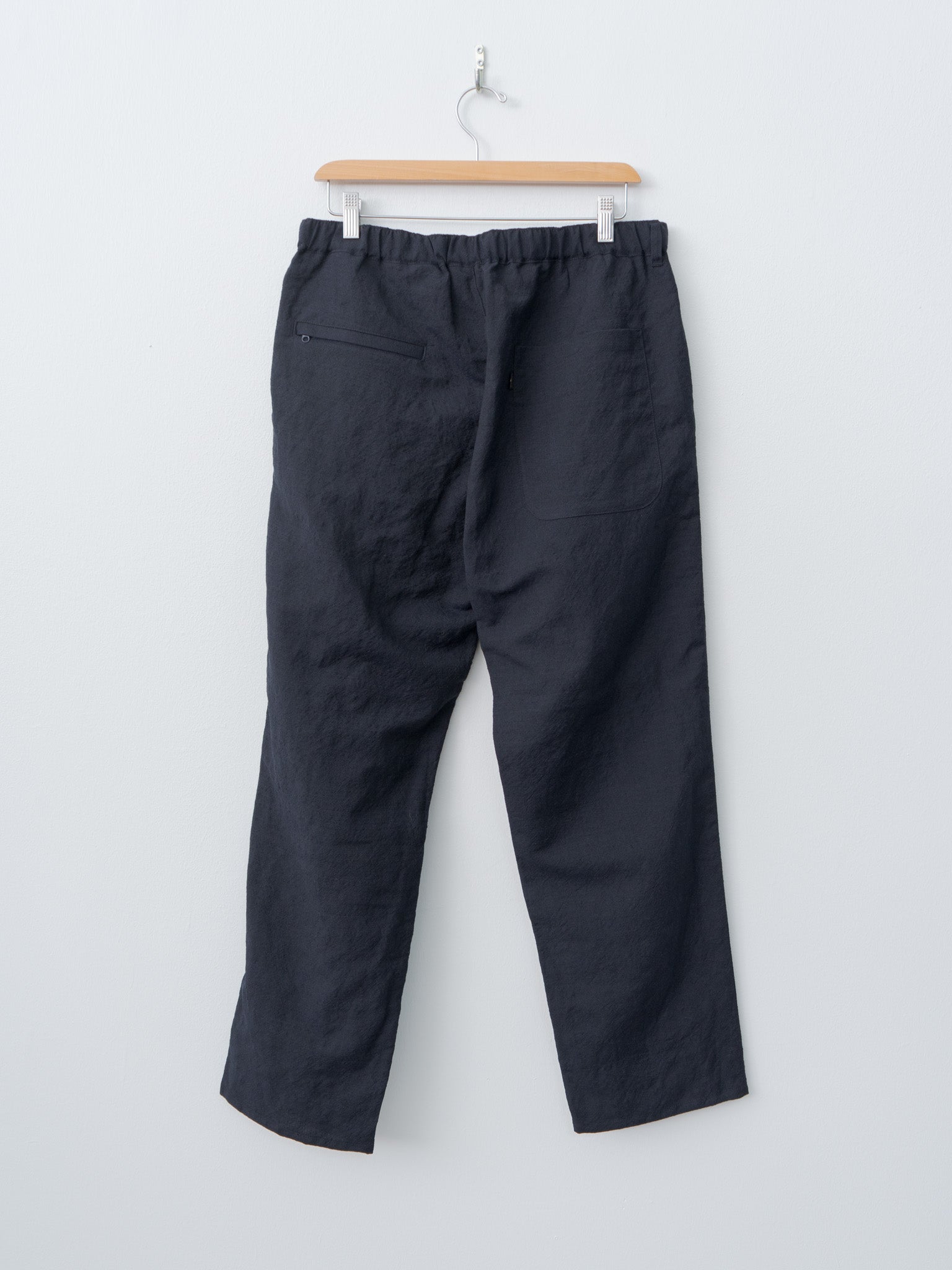 Namu Shop - Fujito N.O.UN Beltless Trouser - Dark Navy