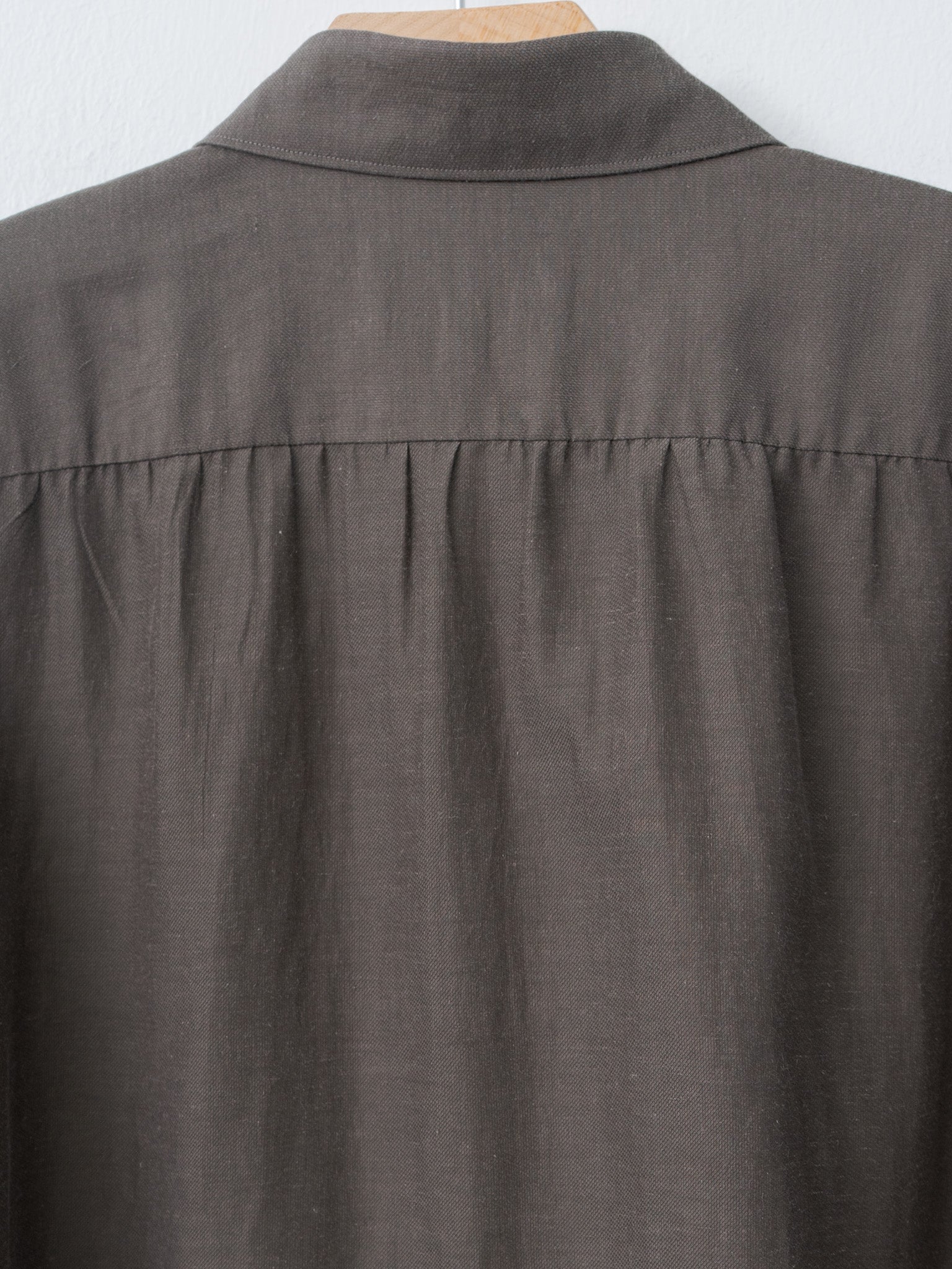 Namu Shop - Yoko Sakamoto Fit S/S Shirt - Brown