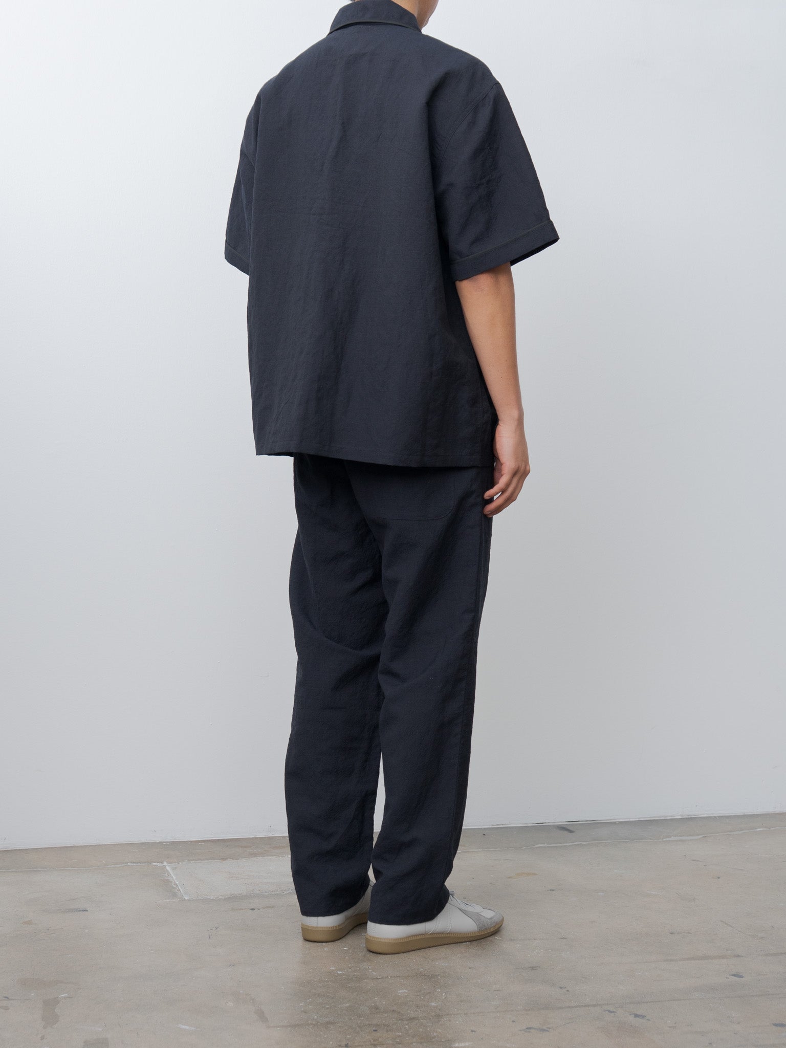Namu Shop - Fujito N.O.UN Beltless Trouser - Dark Navy