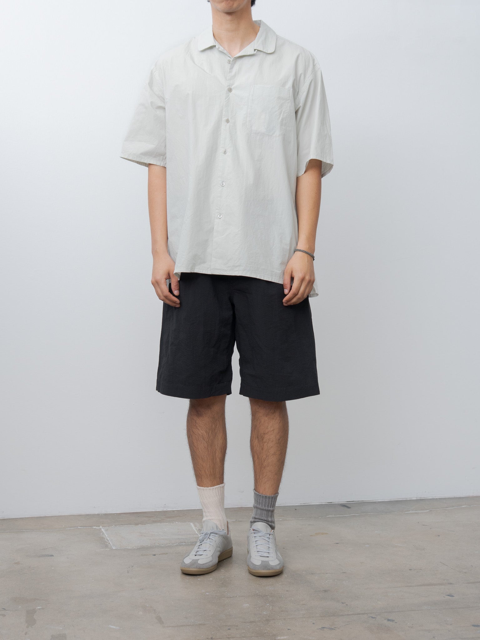 Namu Shop - Fujito Wide Easy Shorts - Black