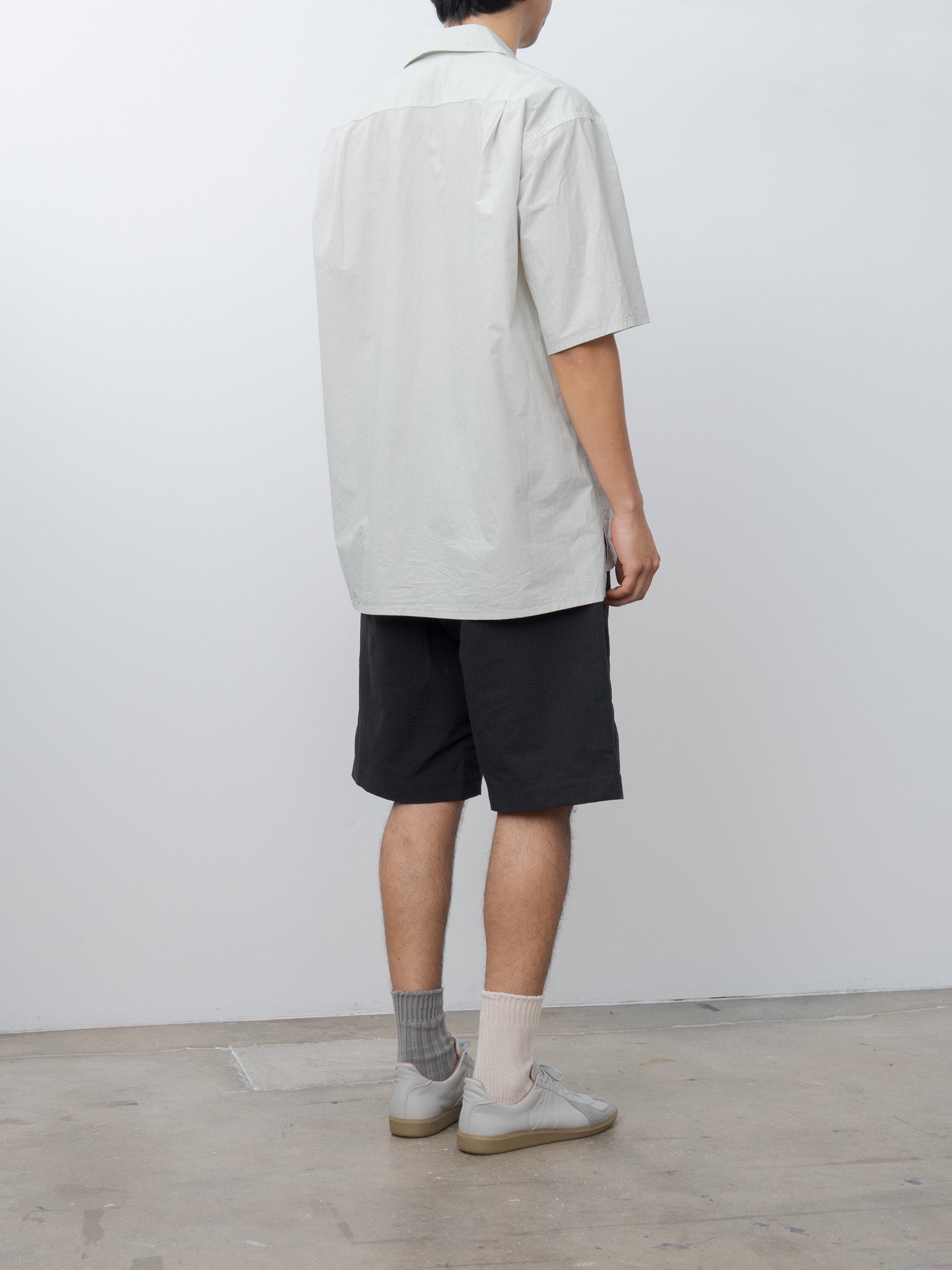 Namu Shop - Fujito Wide Easy Shorts - Black