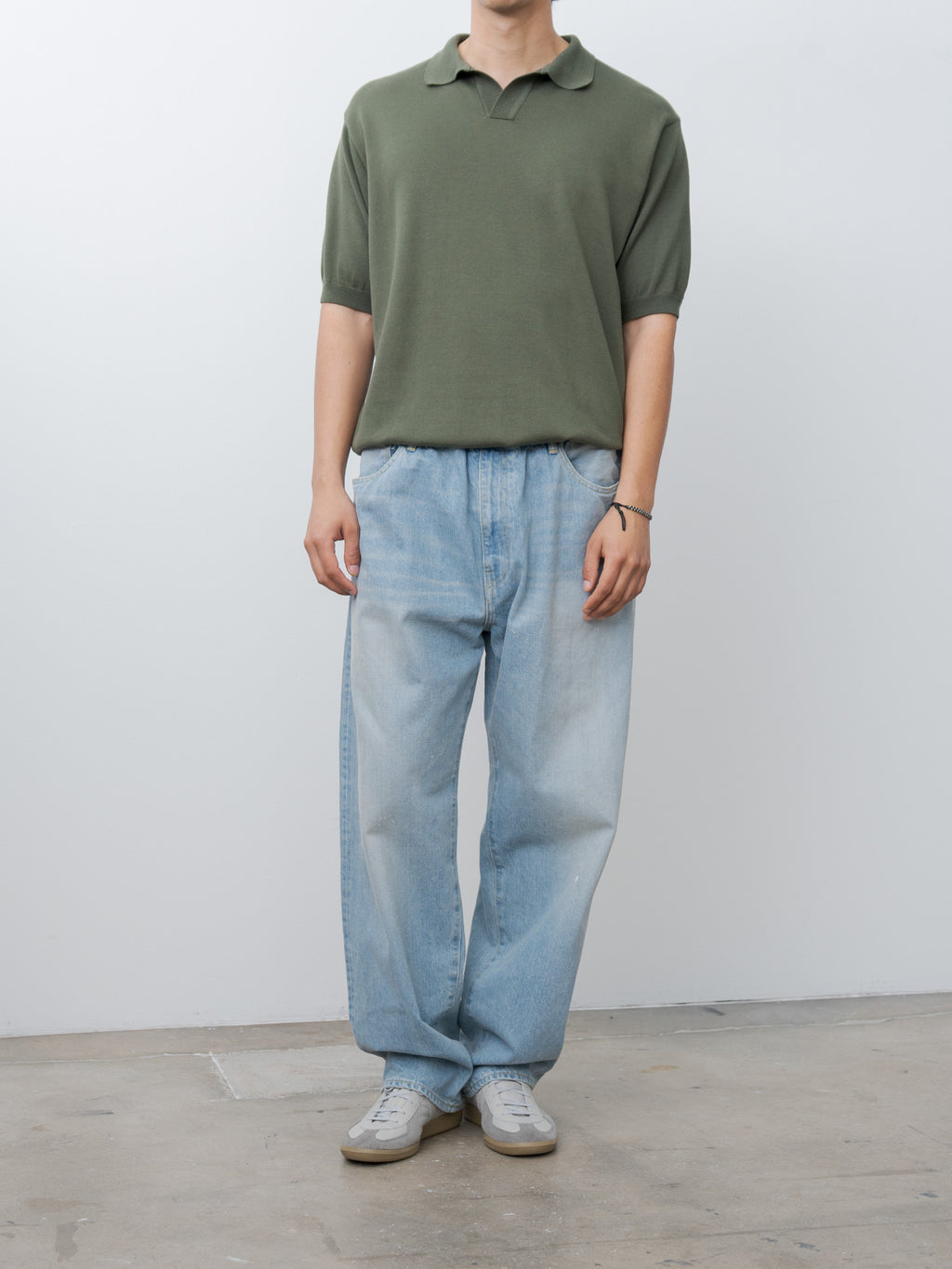 Namu Shop - Yoko Sakamoto 5 Pocket Easy Pants - Light Indigo