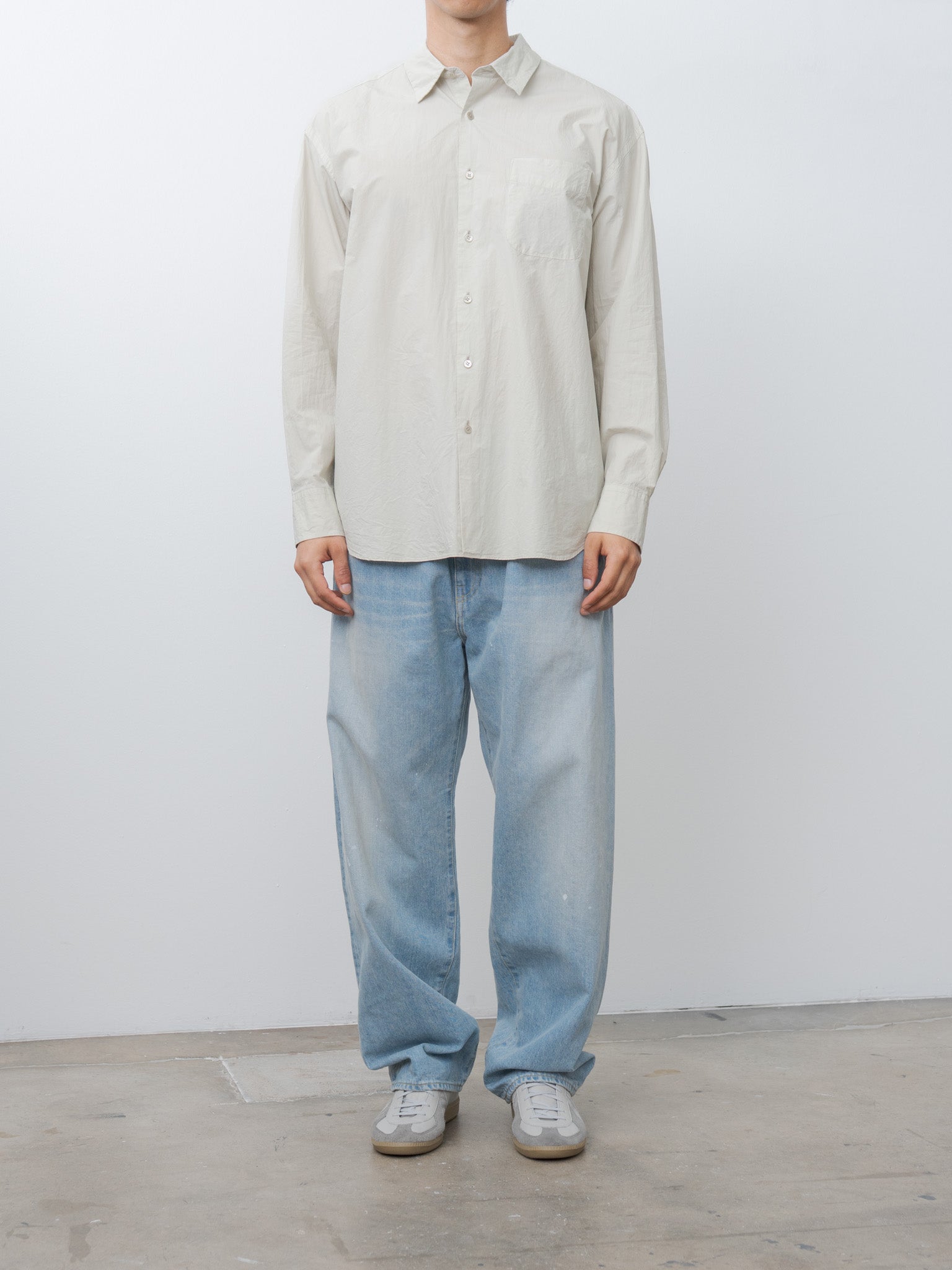 Namu Shop - Yoko Sakamoto 5 Pocket Easy Pants - Light Indigo