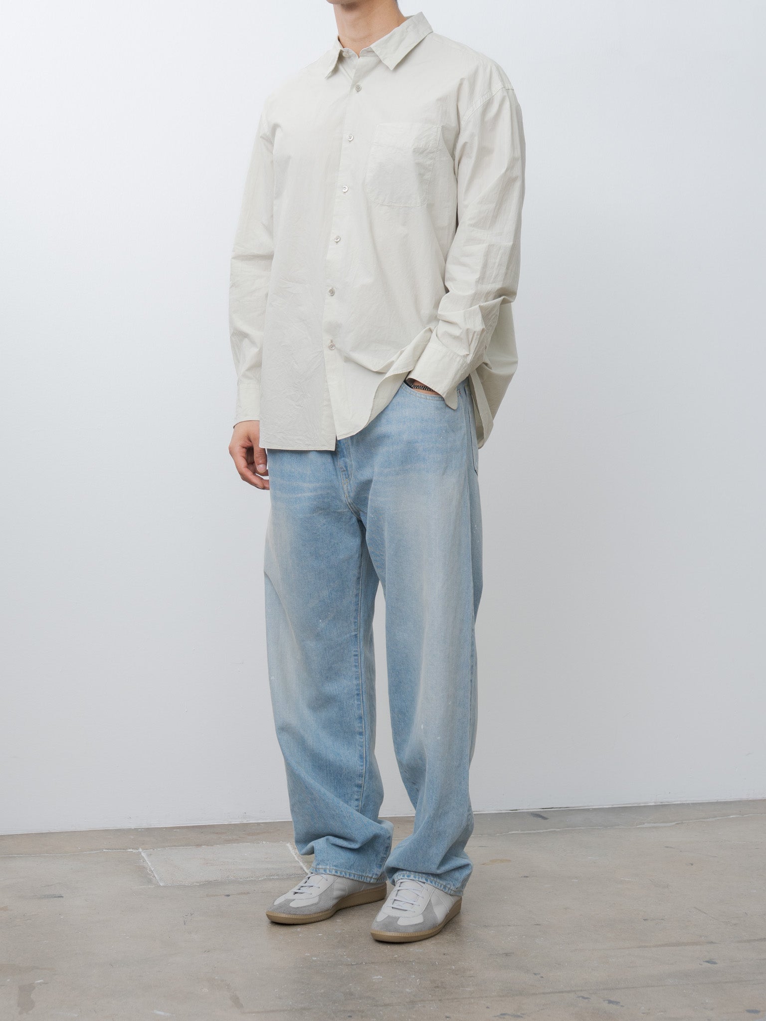 Namu Shop - Yoko Sakamoto 5 Pocket Easy Pants - Light Indigo