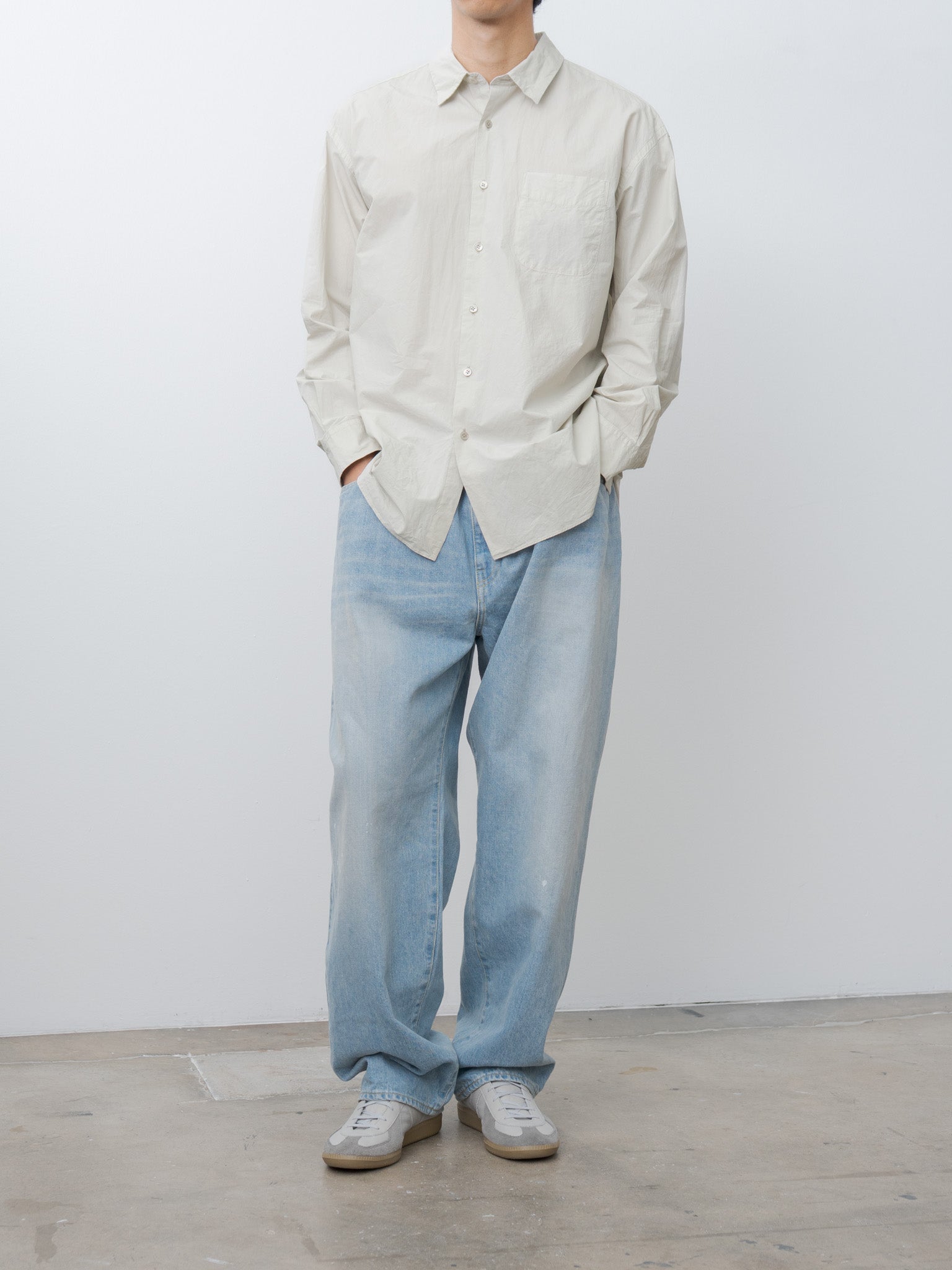 Namu Shop - Yoko Sakamoto 5 Pocket Easy Pants - Light Indigo