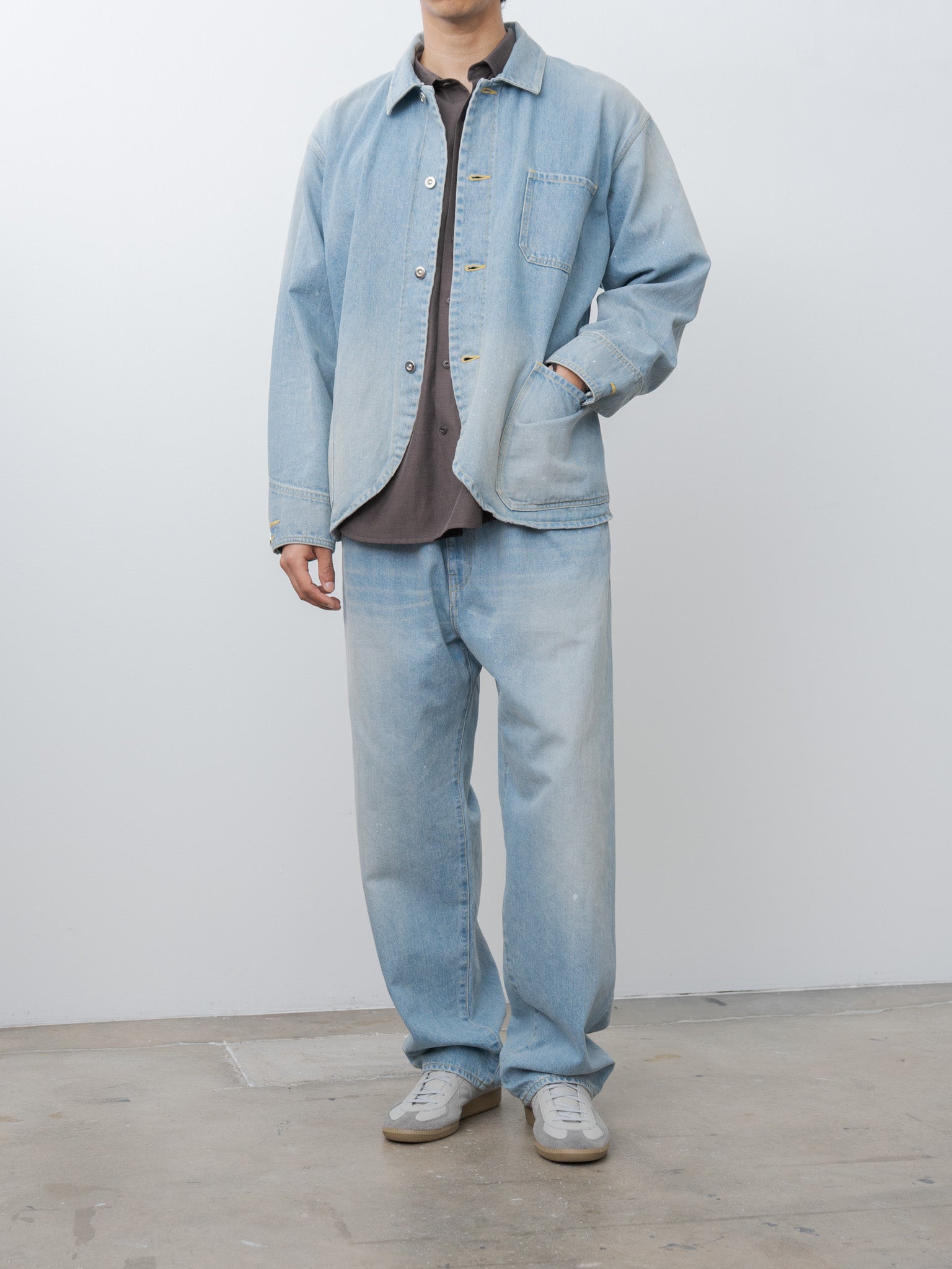 Namu Shop - Yoko Sakamoto Coverall - Light Indigo