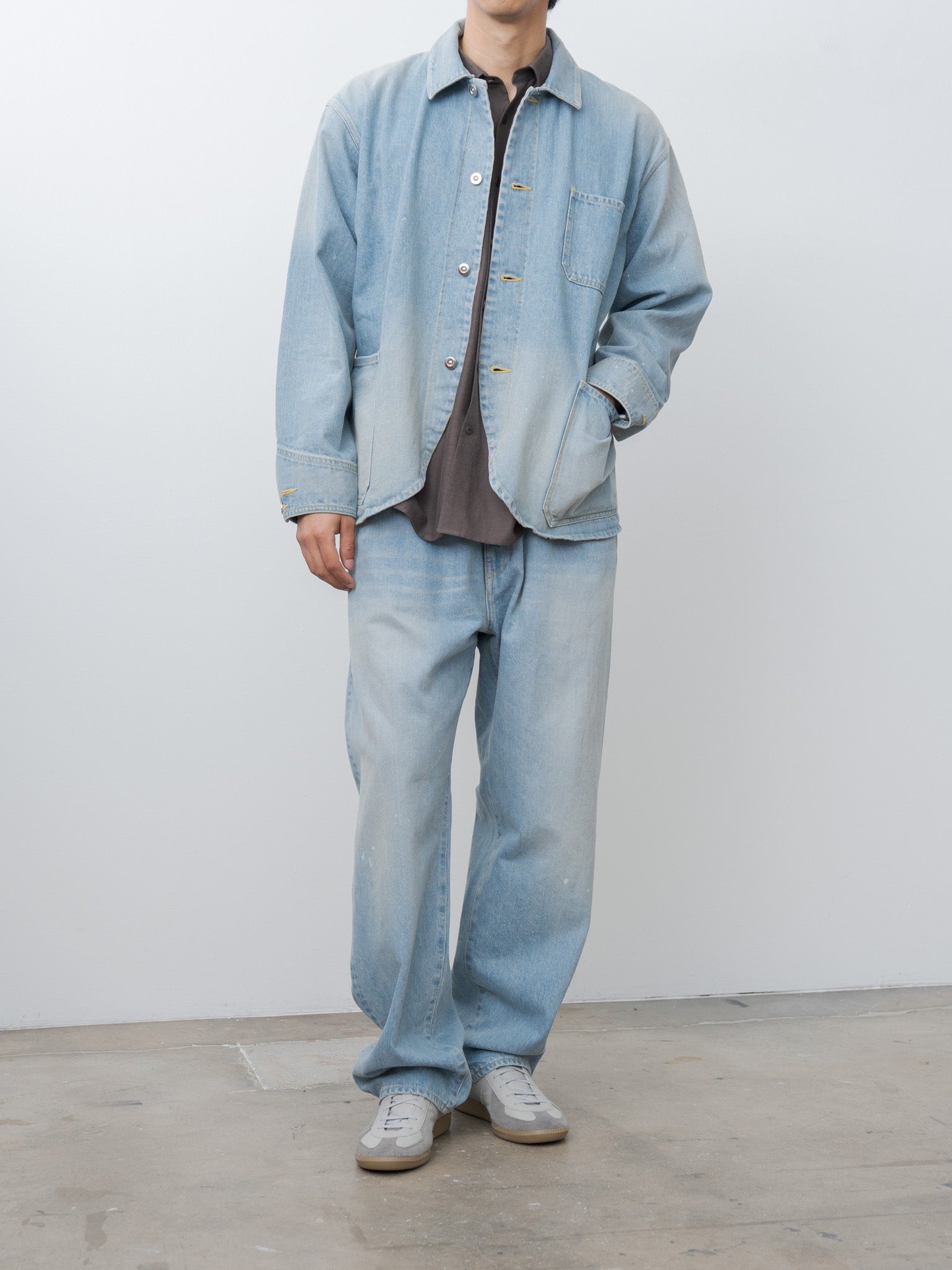 Namu Shop - Yoko Sakamoto Coverall - Light Indigo