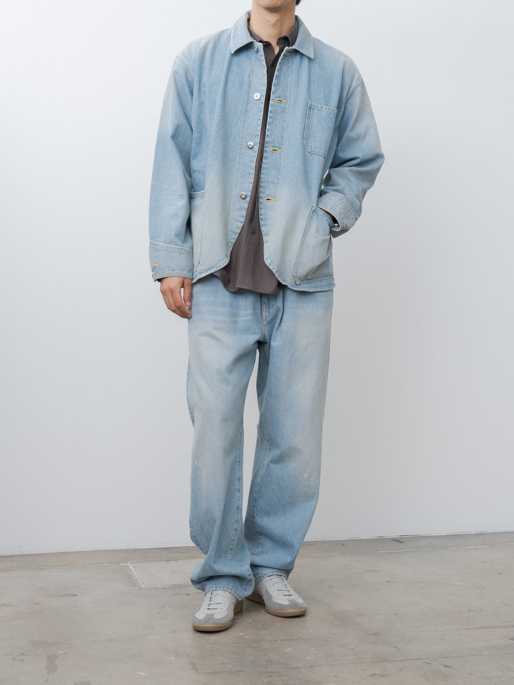 Namu Shop - Yoko Sakamoto Coverall - Light Indigo