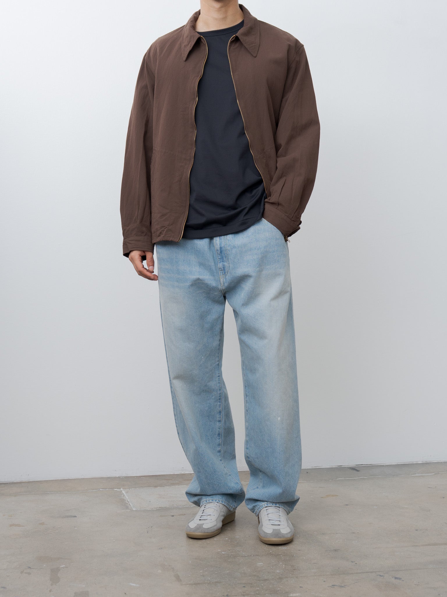 Namu Shop - Kaptain Sunshine Fly Blouson - Mocha Brown