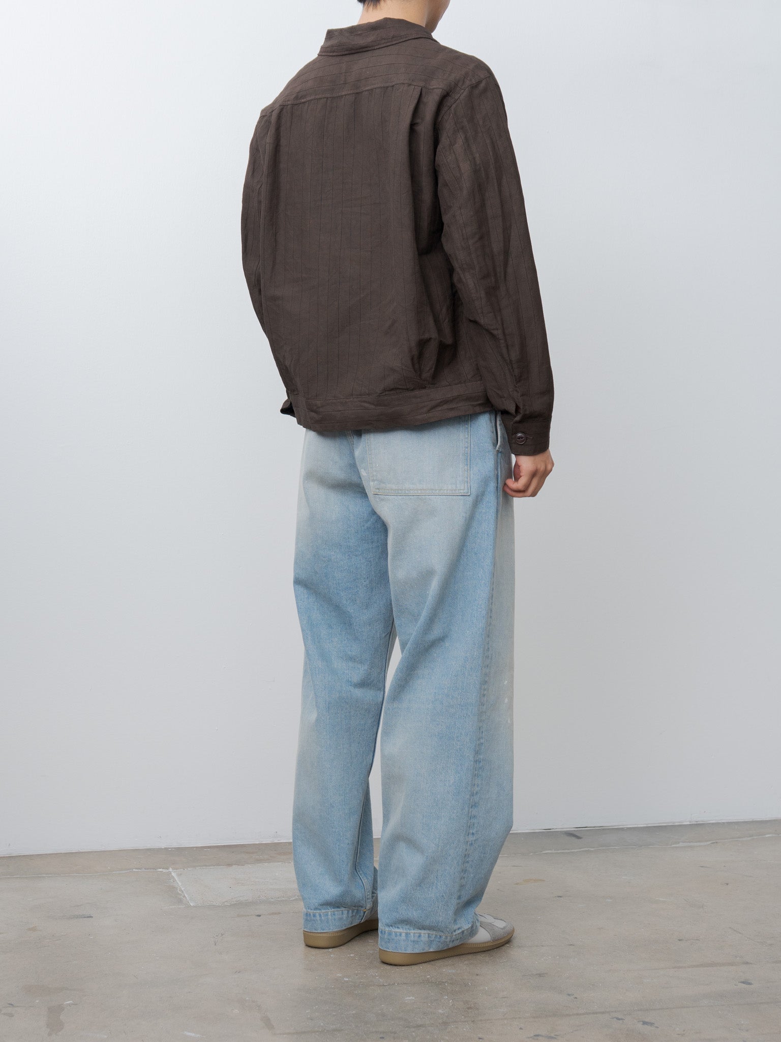 Namu Shop - Yoko Sakamoto Work Blouse - Kakishibu