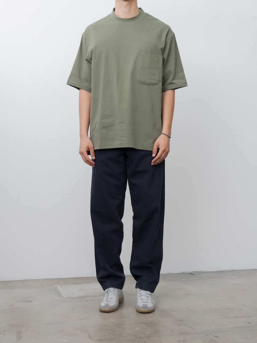 Namu Shop - Document Non Fade Denim Painter Pants - Navy