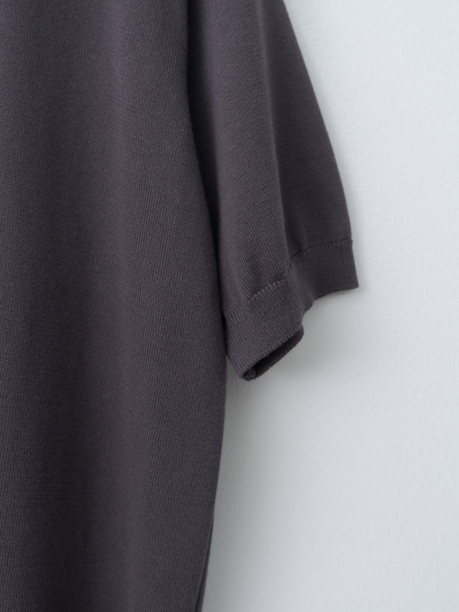 Namu Shop - Fujito Knit Skipper Polo - Charcoal