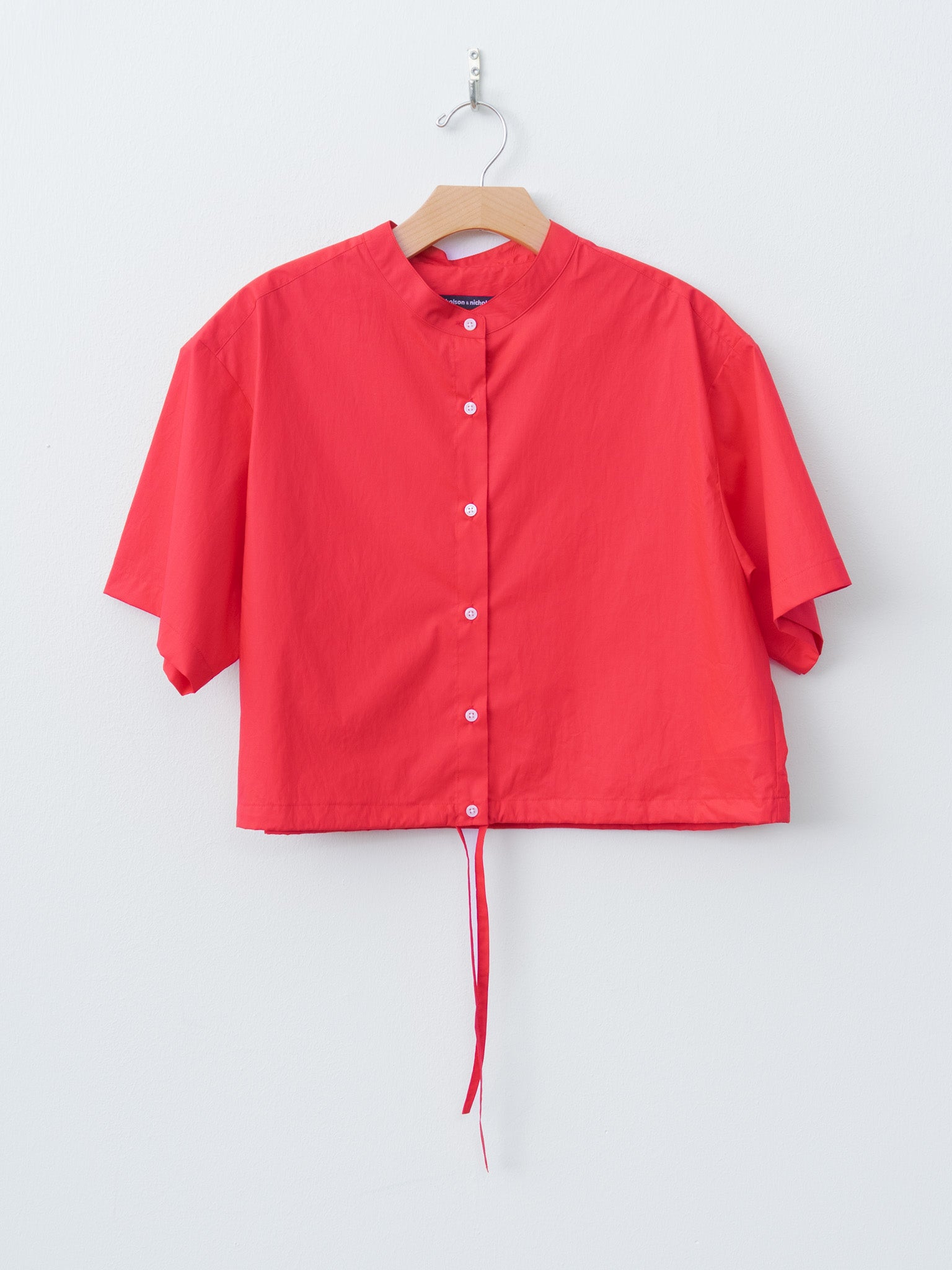 Namu Shop - Nicholson & Nicholson LUNA-POPLIN Shirt - Red