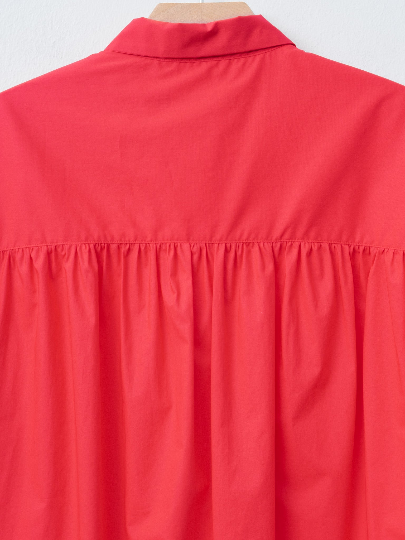 Namu Shop - Nicholson & Nicholson TENDER-POPLIN Shirt - Red