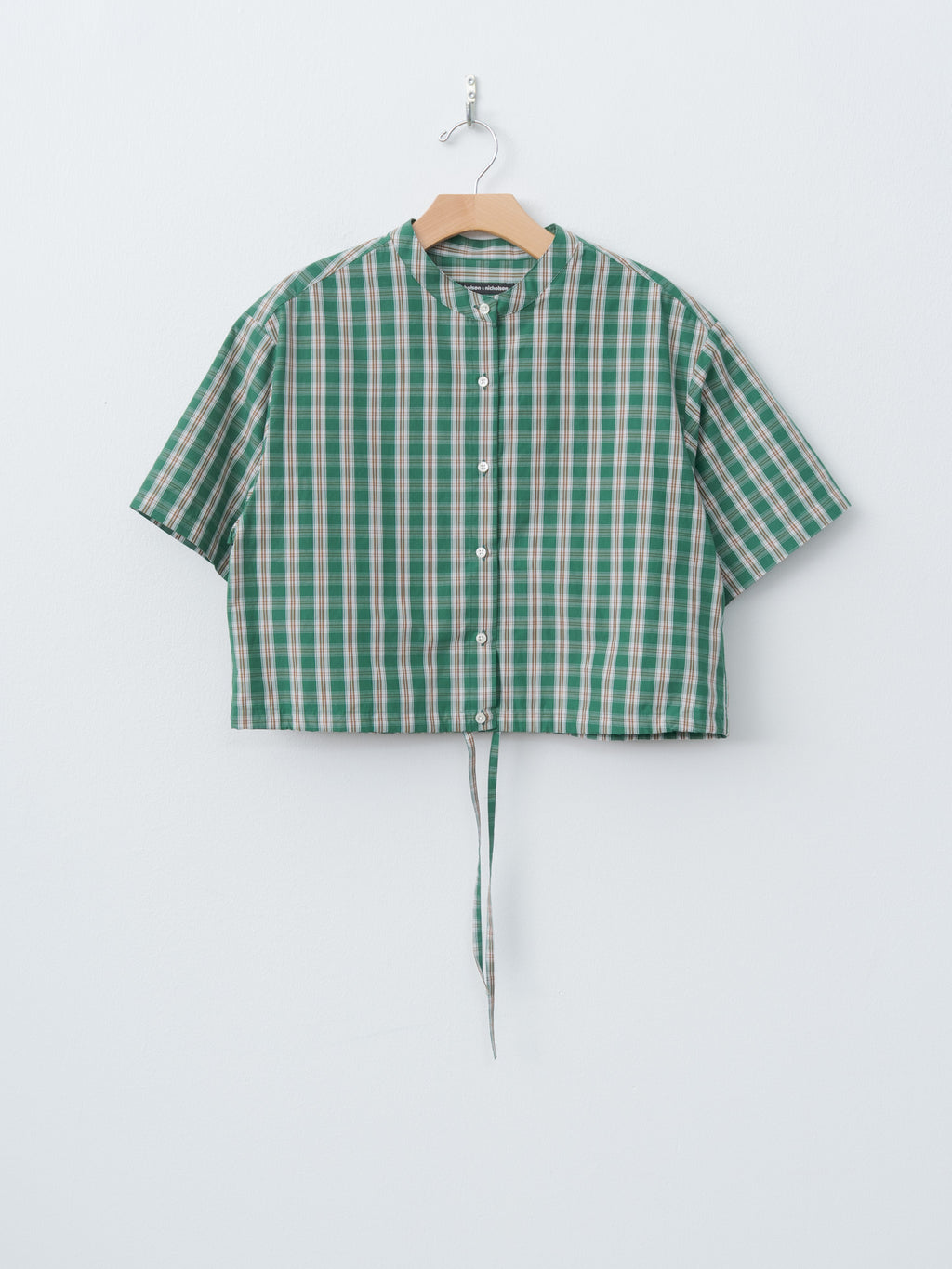 Namu Shop - Nicholson & Nicholson LUNA-W Shirt - Green Check