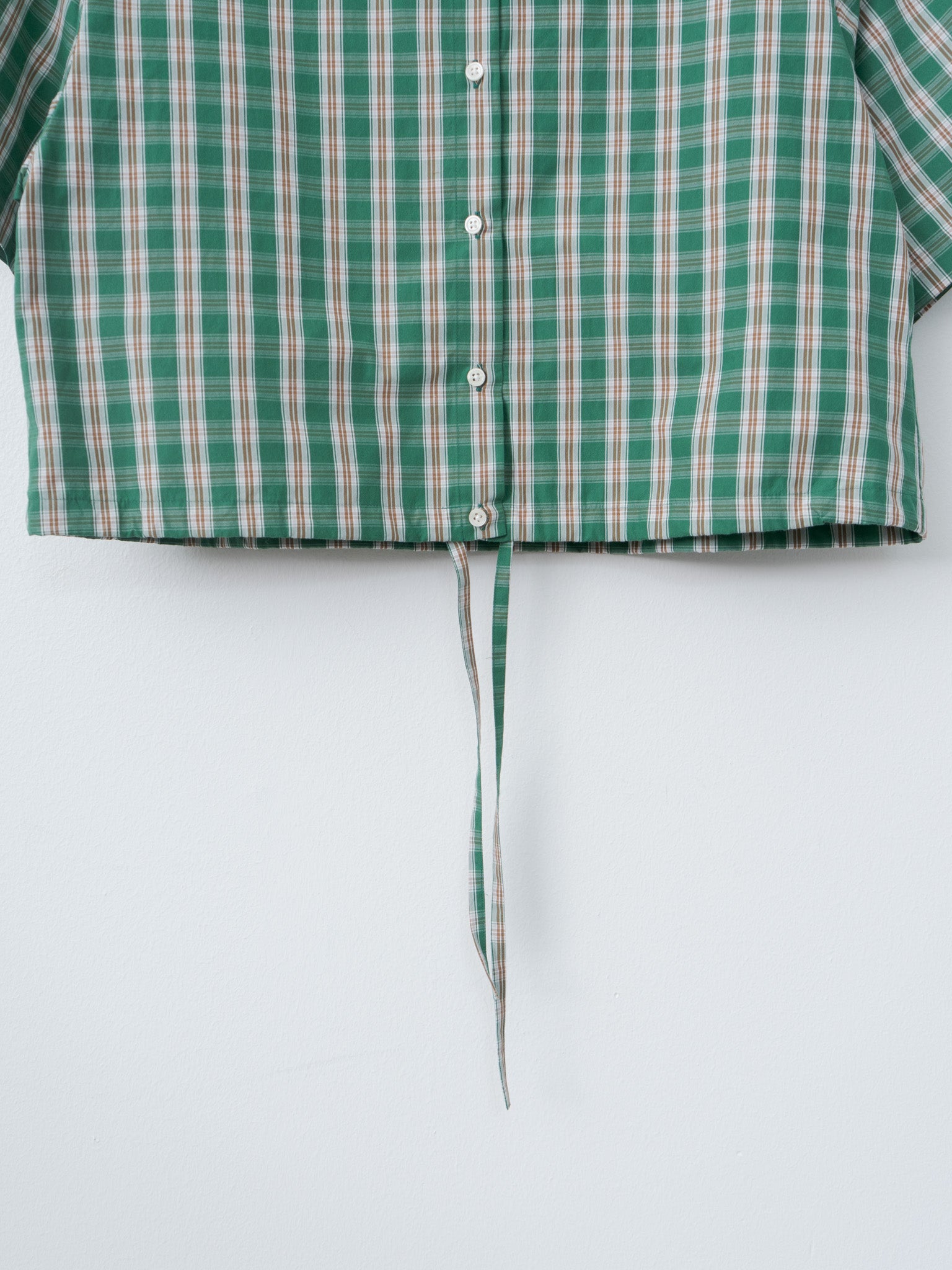 Namu Shop - Nicholson & Nicholson LUNA-W Shirt - Green Check