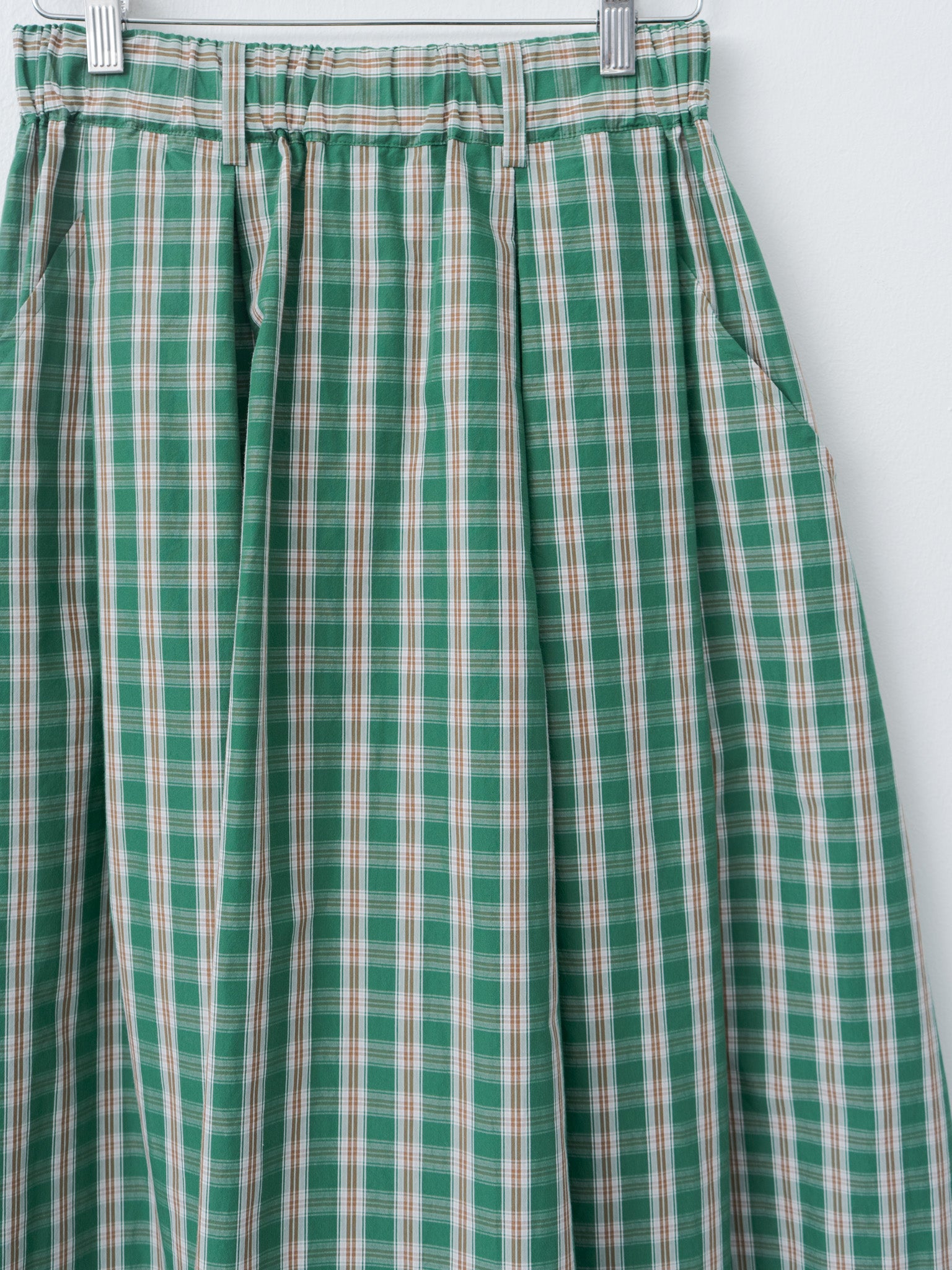 Namu Shop - Nicholson & Nicholson LOLA-W Skirt - Green Check